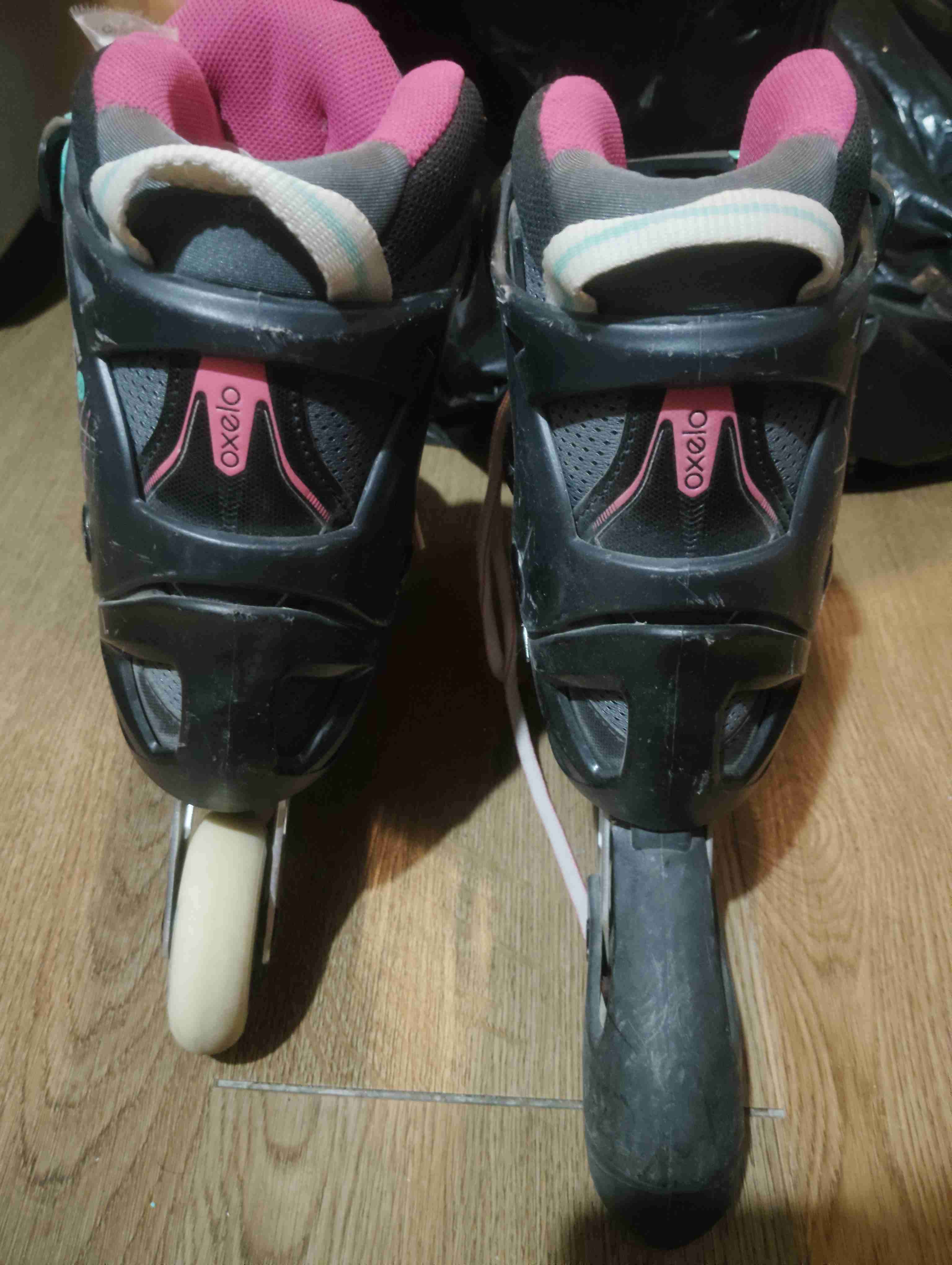 Patines en línea Oxelo negros - miniatura 4