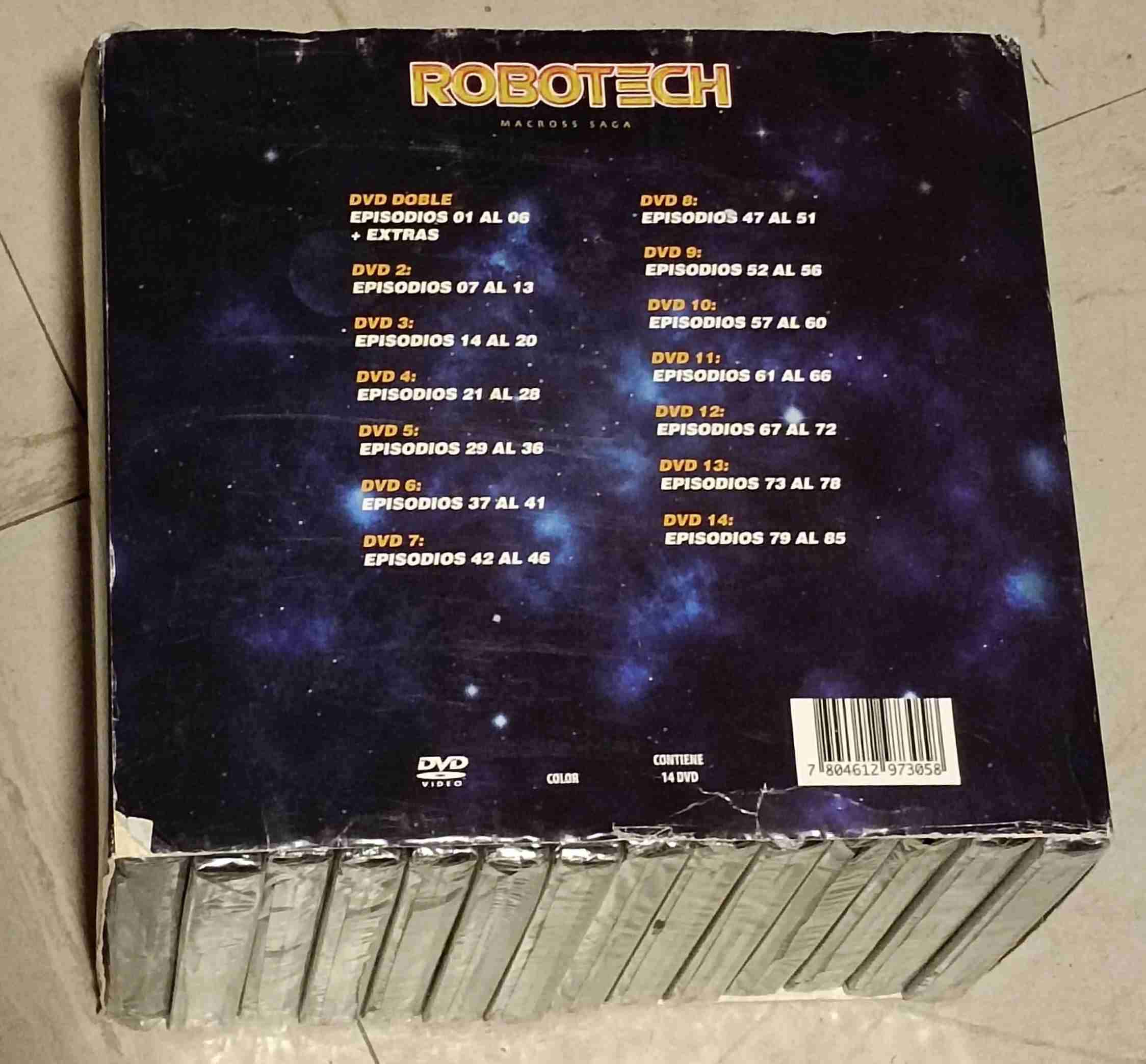 Colección DVD Robotech Macross Saga