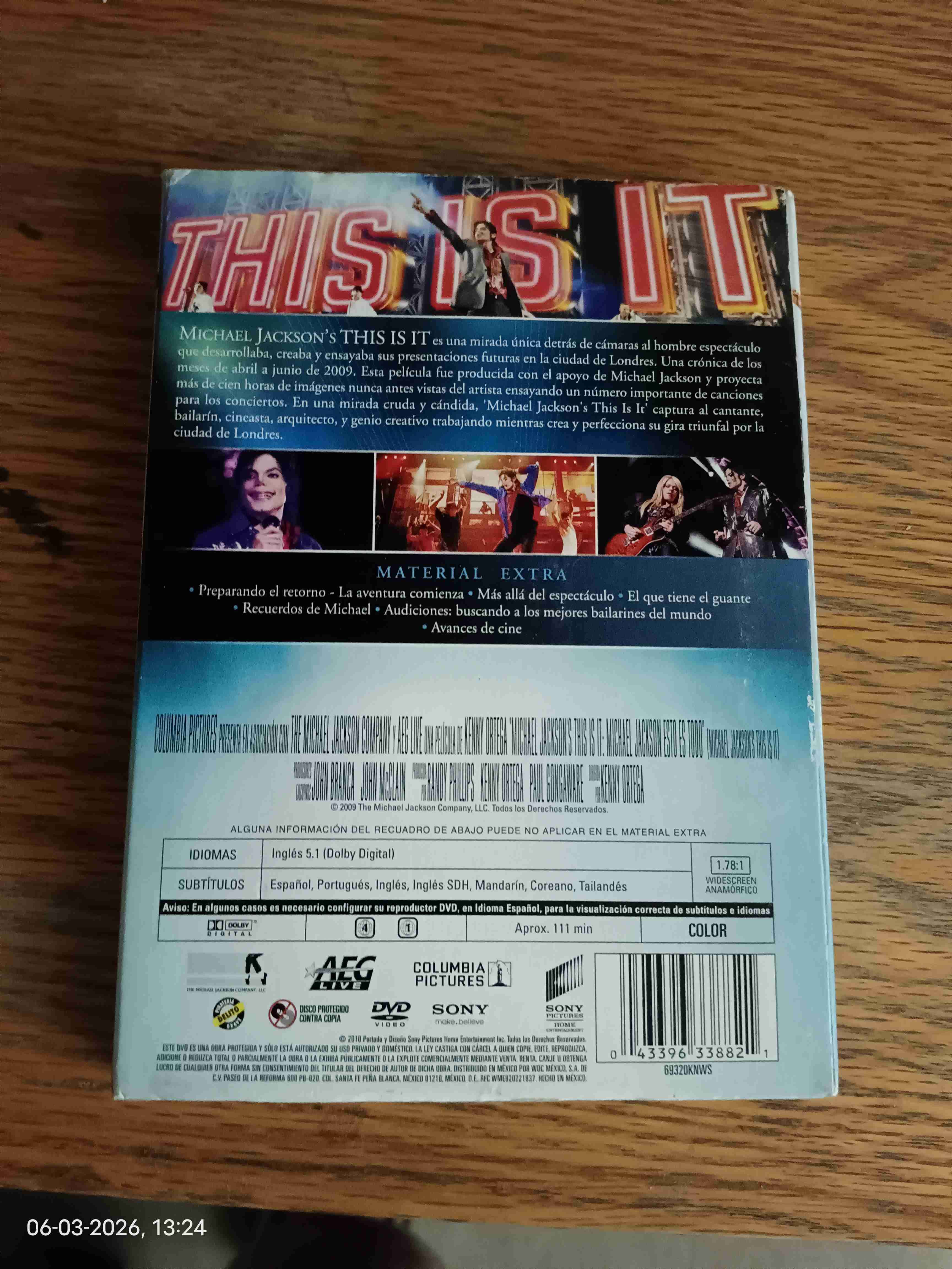 DVD Michael Jackson Video Greatest Hits - miniatura 3