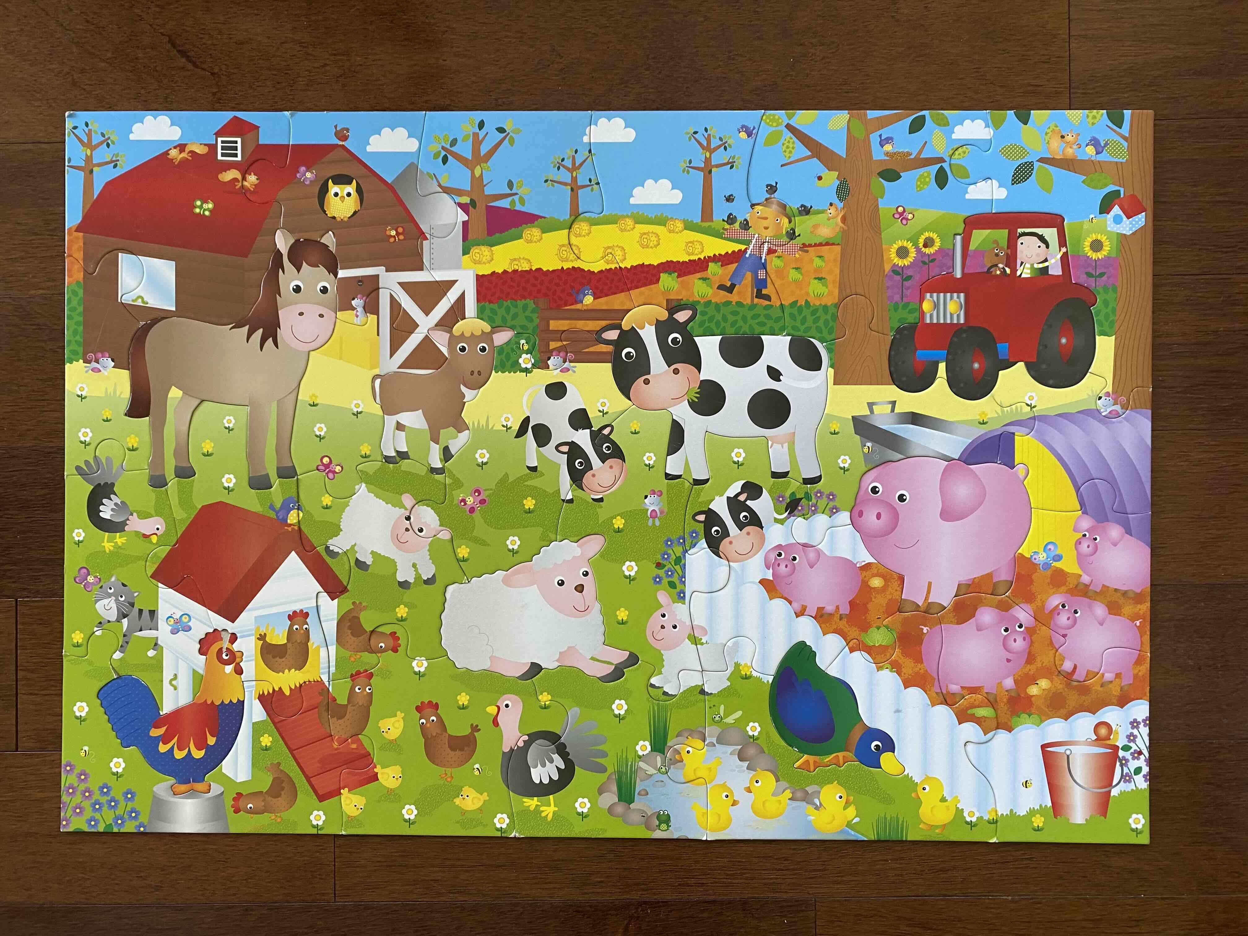 Puzzle gigante granja (3-6 años)