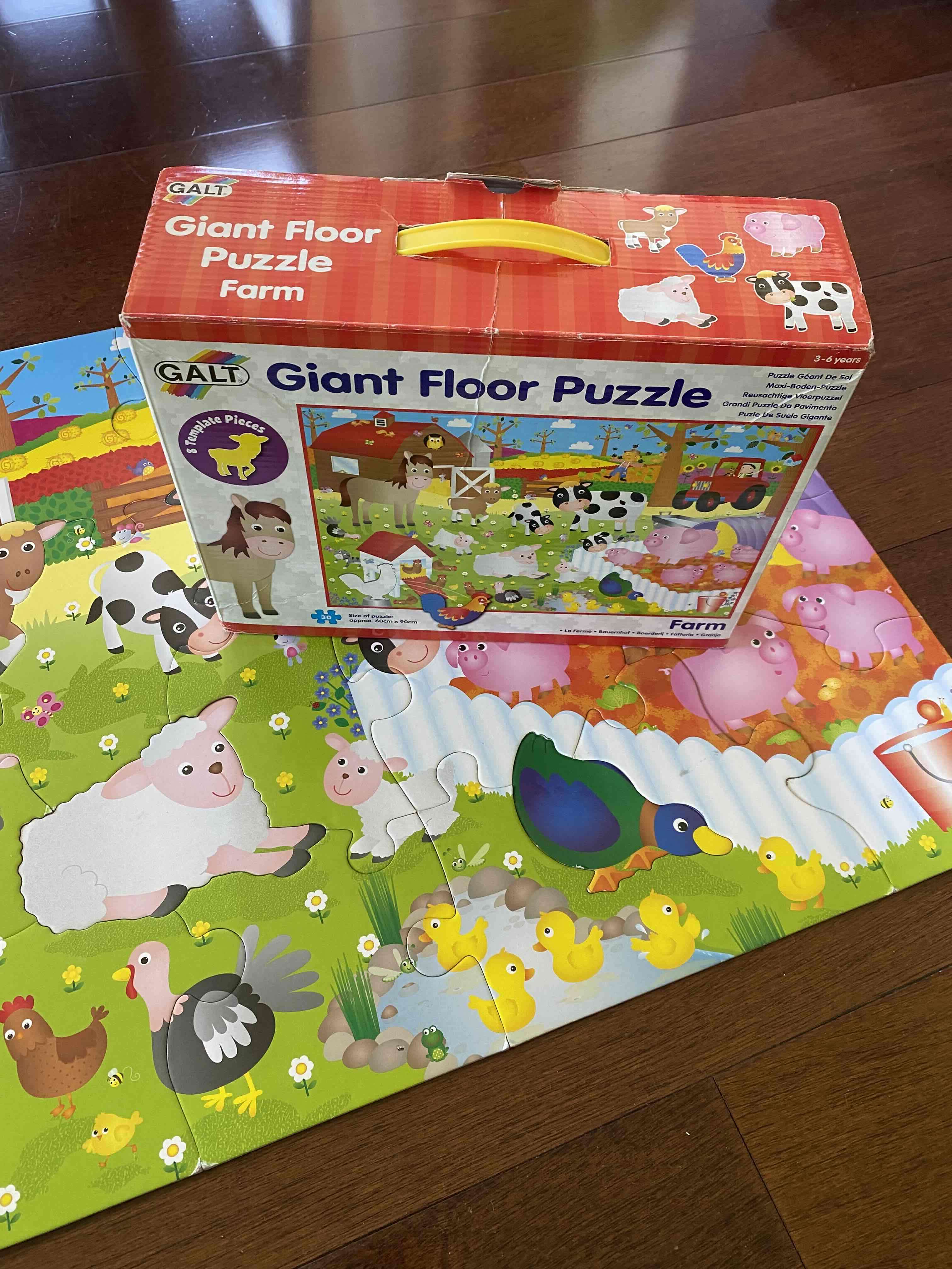 Puzzle gigante granja (3-6 años) - miniatura 2