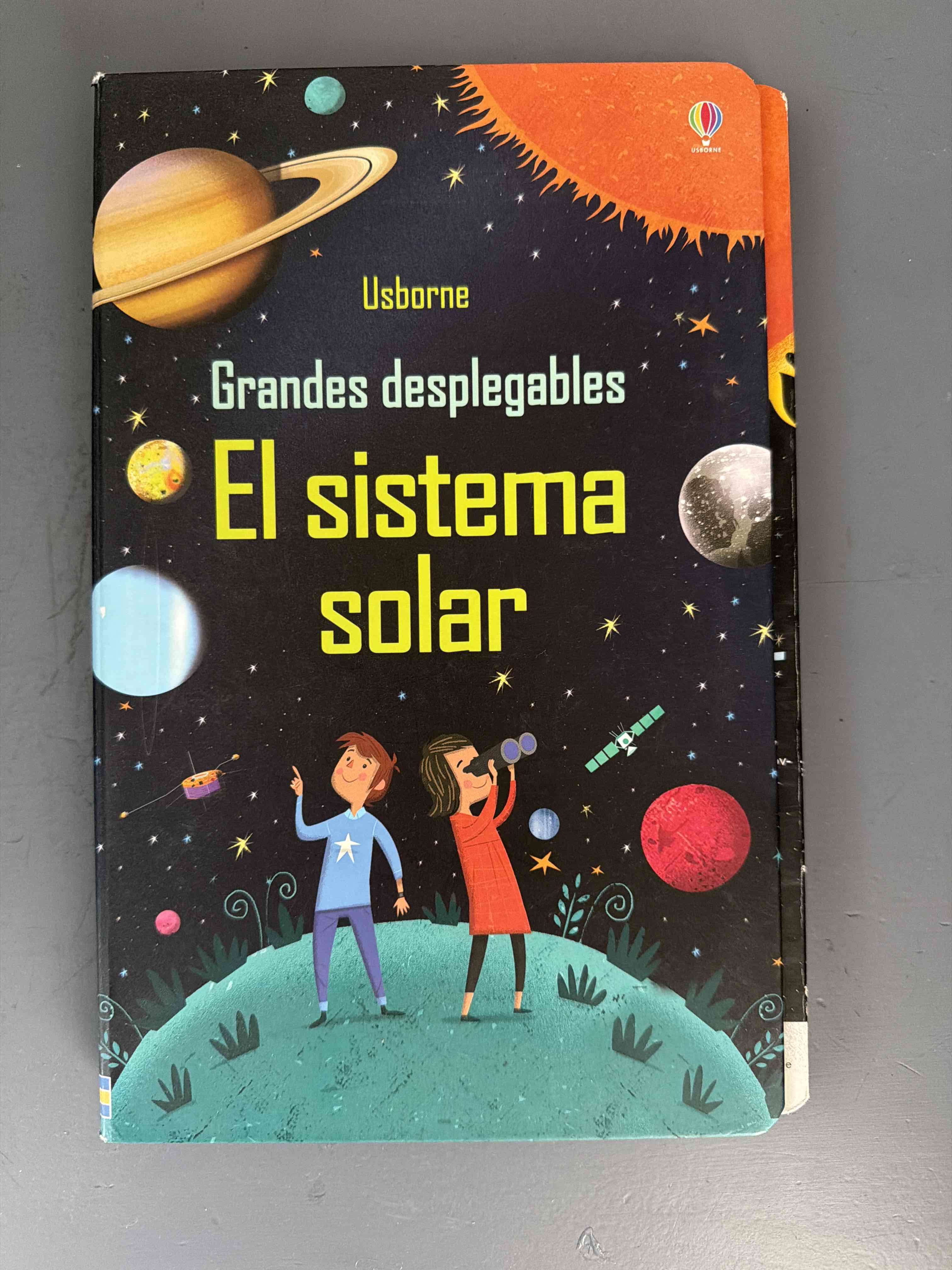 Libro desplegable El sistema solar
