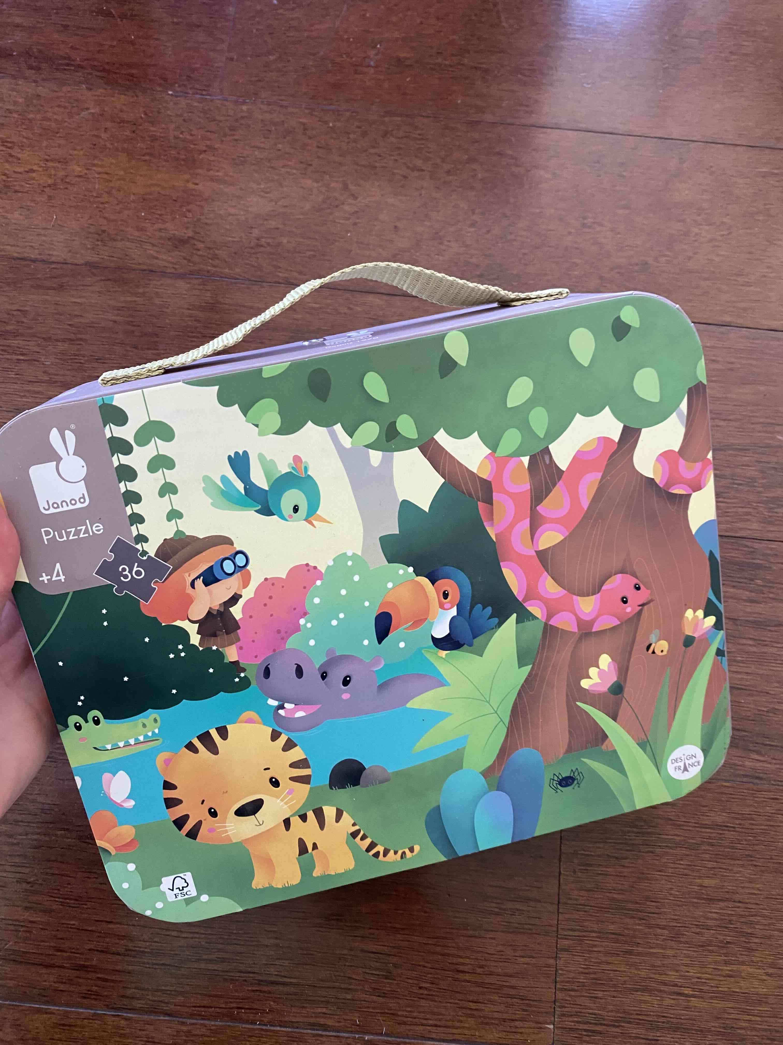 Puzzle infantil Janod 36 piezas +4