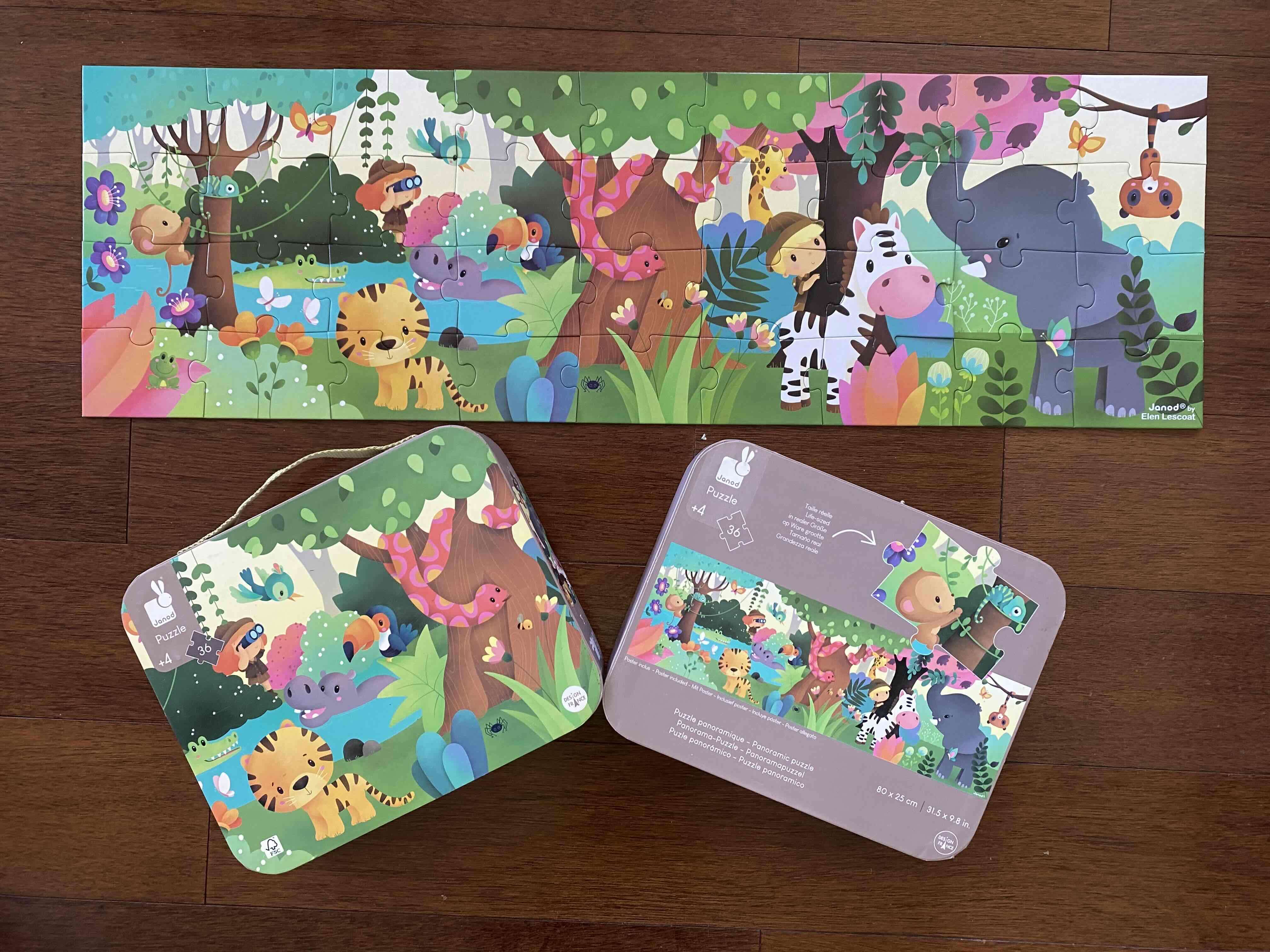 Puzzle infantil Janod 36 piezas +4 - miniatura 2