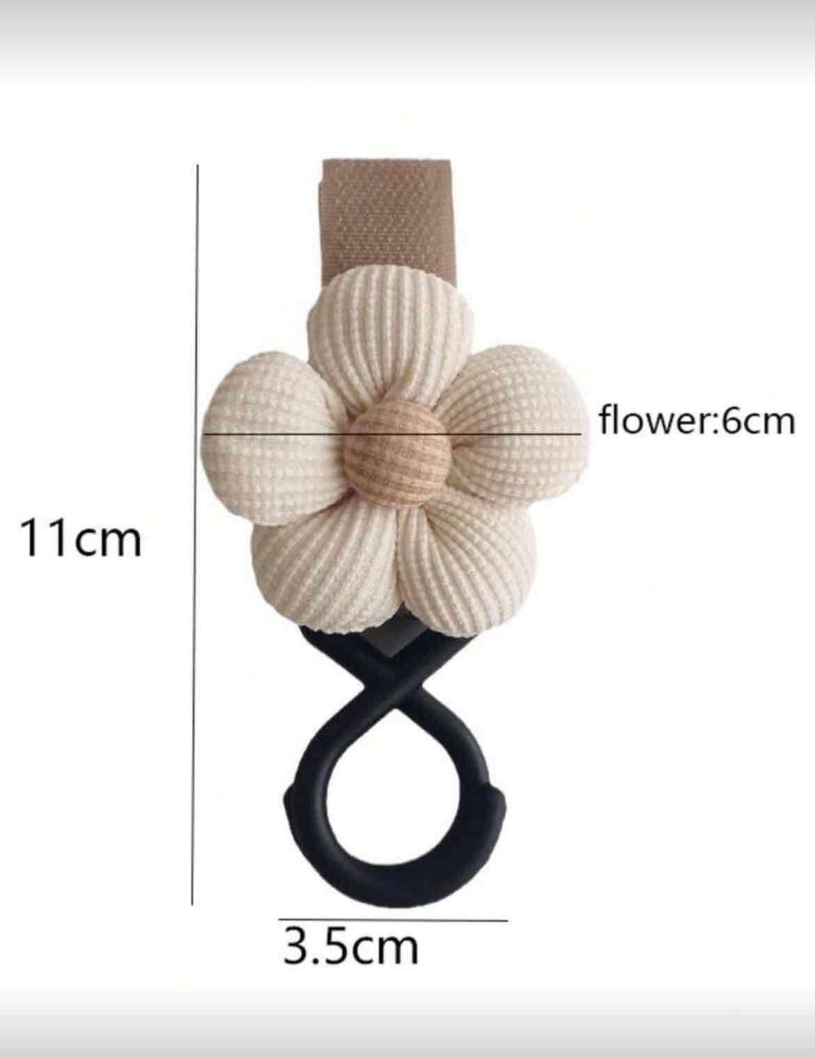 Colgadores para coche de bebé con flores - miniatura 3