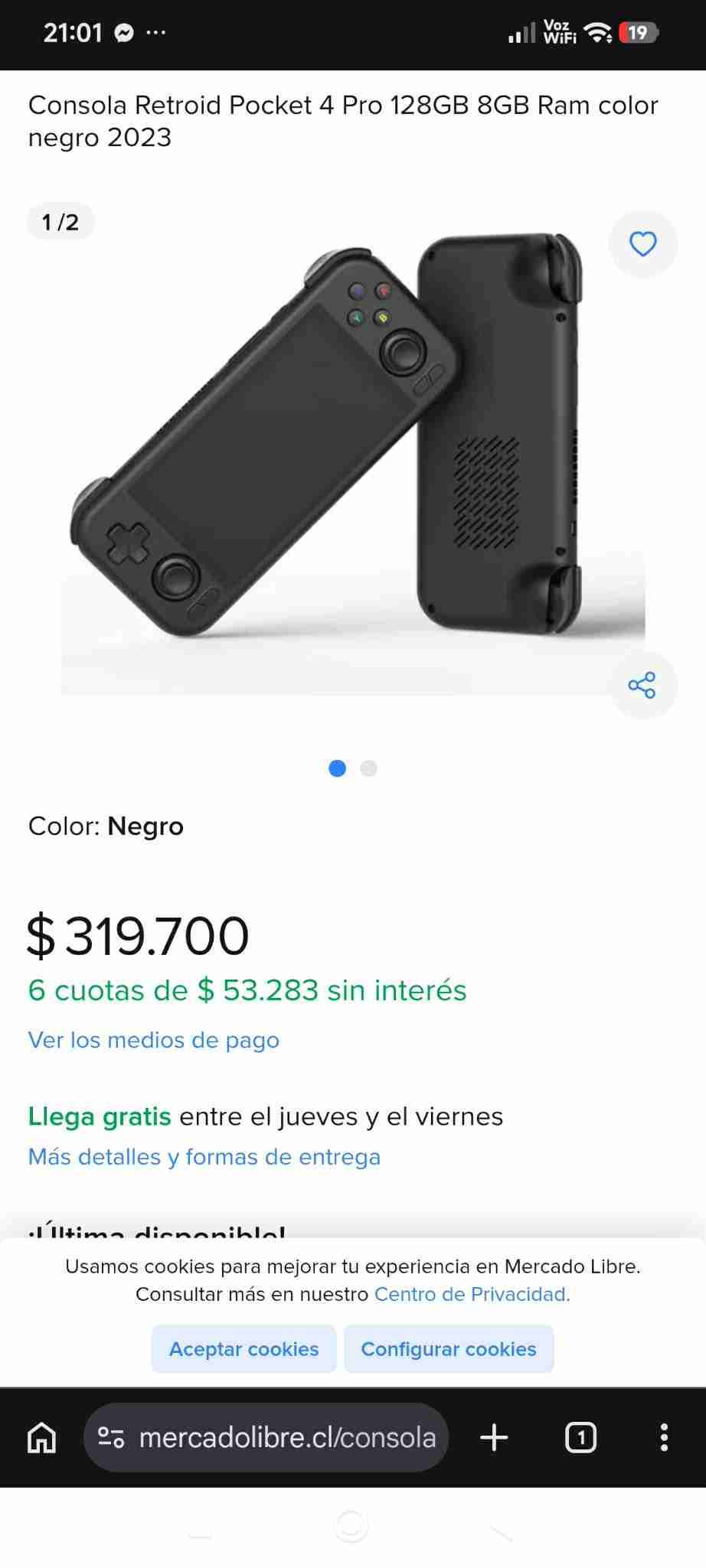 Consola de juegos Retroid Pocket 4 Pro - miniatura 5