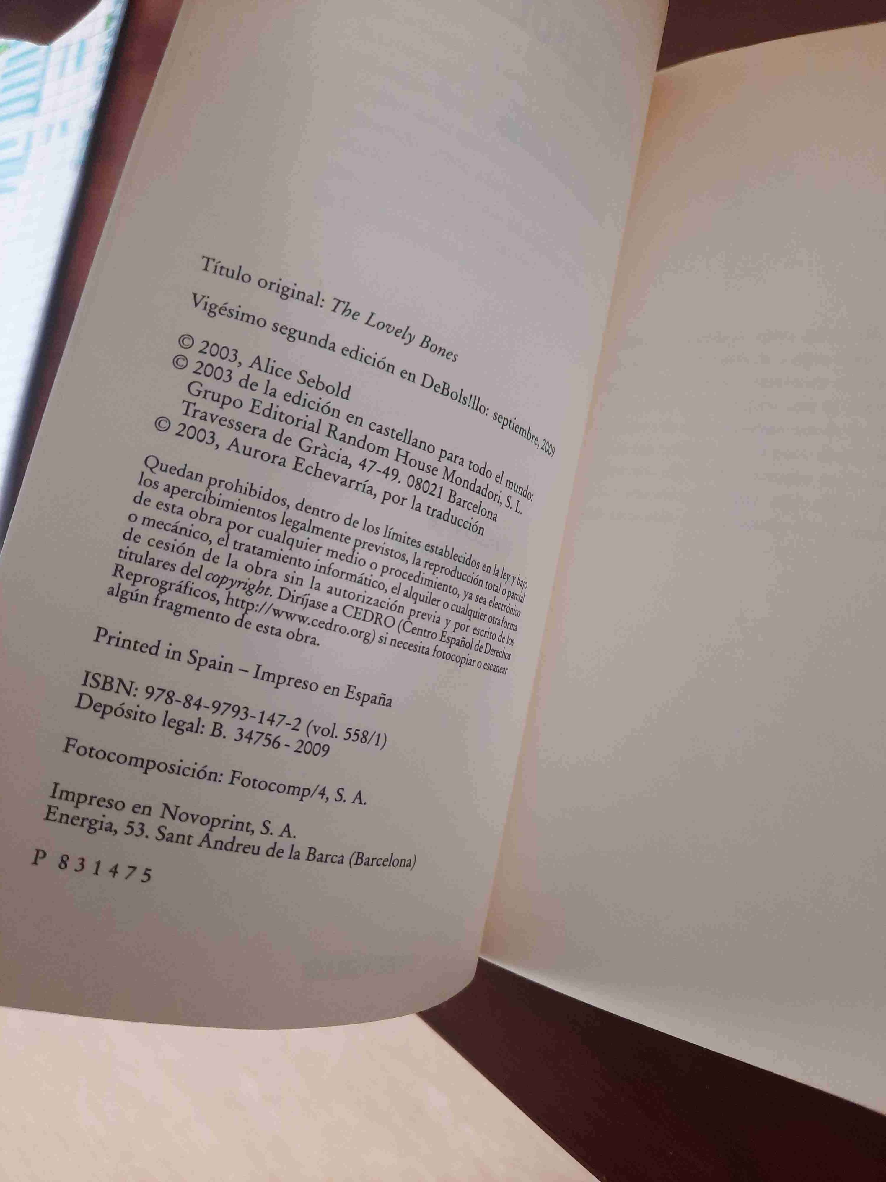 Libro 'Desde mi cielo' - Alice Sebold - miniatura 2