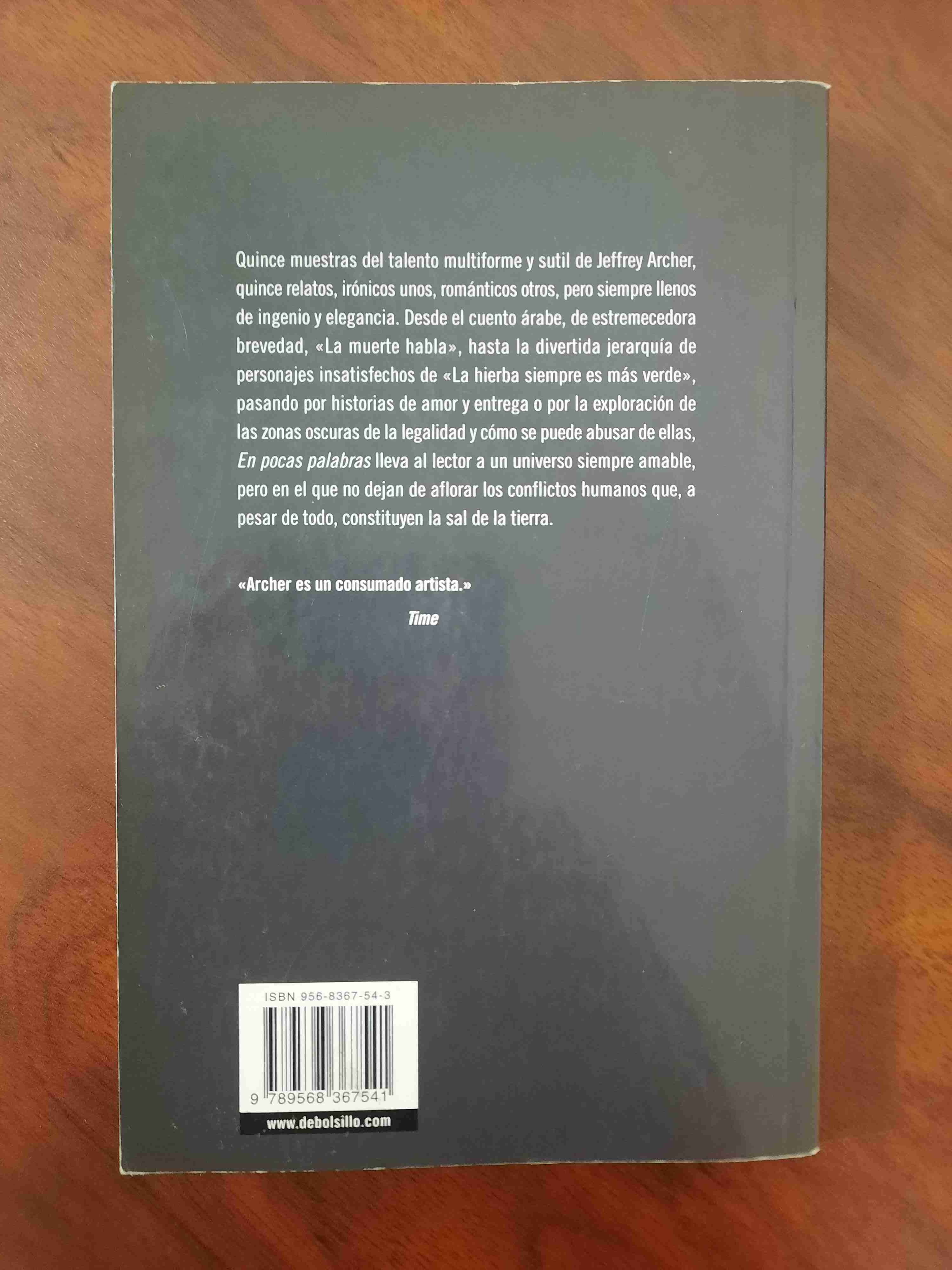 Libro 'En Pocas Palabras' de Jeffrey Archer - miniatura 2