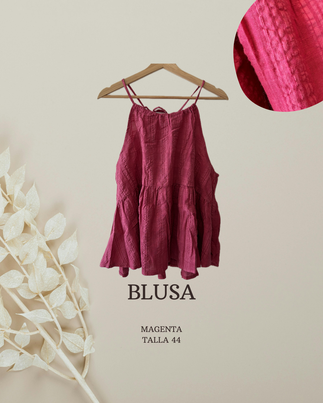 Nueva Blusa magenta