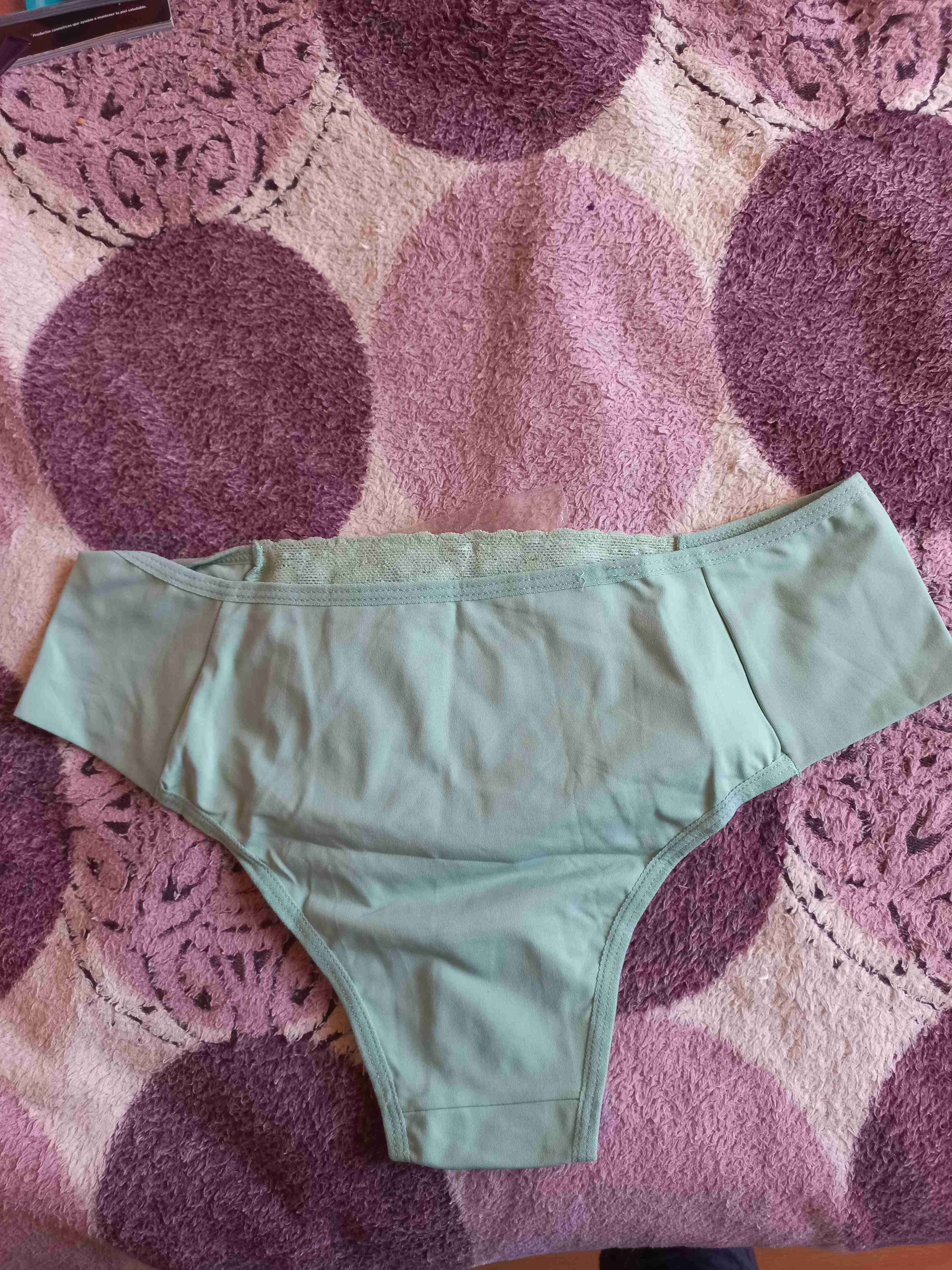 Calzón verde con encaje talla xl - miniatura 2