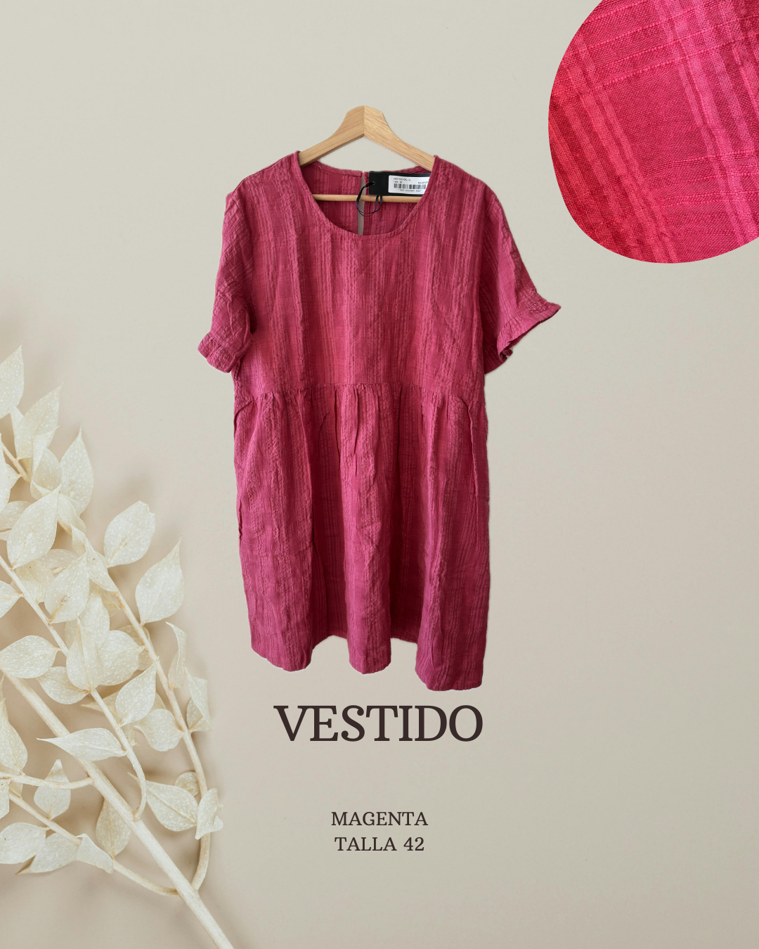 Nuevo Vestido magenta