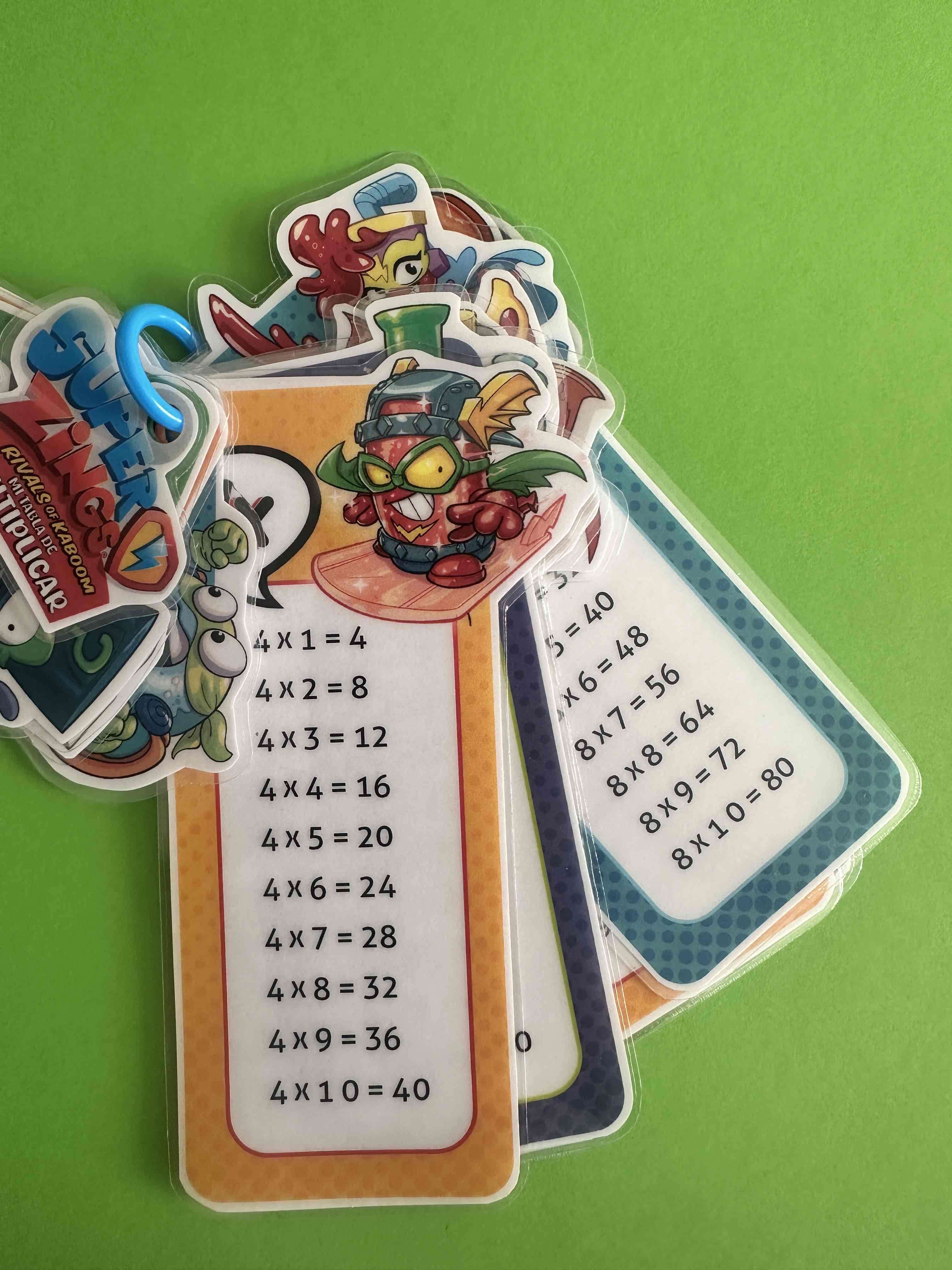 Tarjetas educativas multiplicar Super Zings - miniatura 3