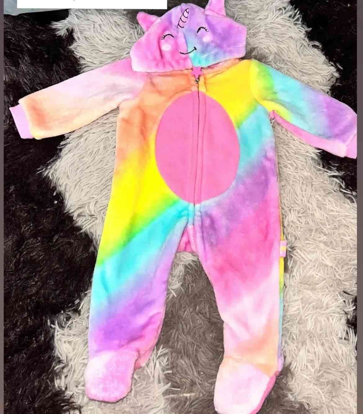 Pijama arcoíris de unicornio Ficcus 3-6 meses
