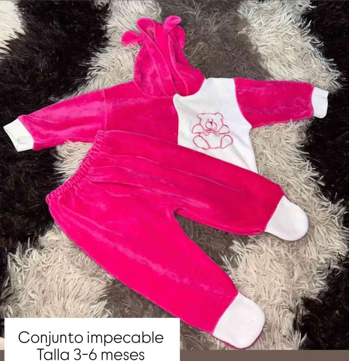 Conjunto bebé rosado 3-6 meses