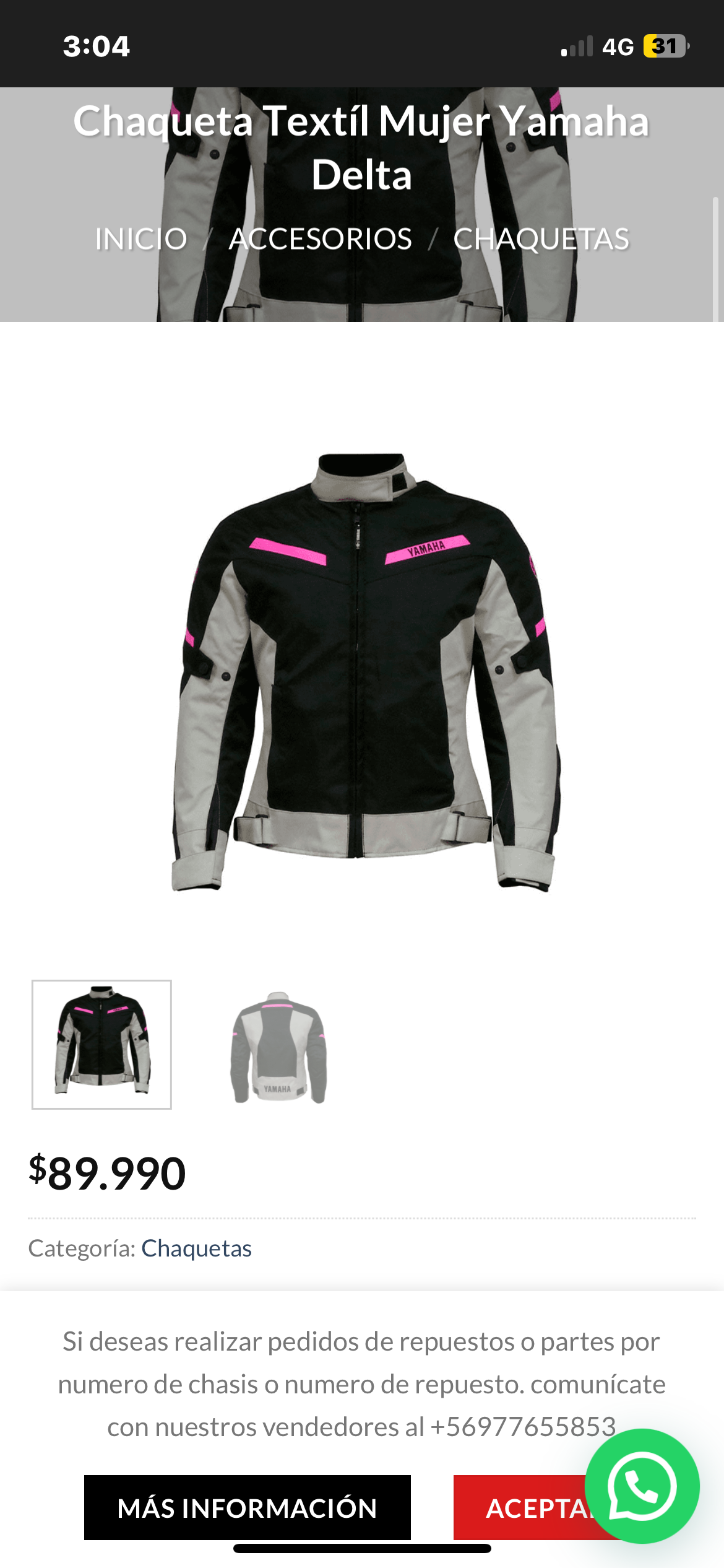 Chaqueta Yamaha - miniatura 4