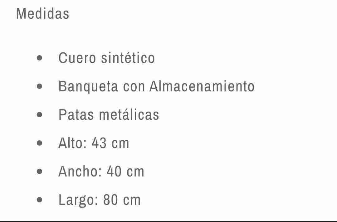 Banqueta beige con almacenamiento - miniatura 5