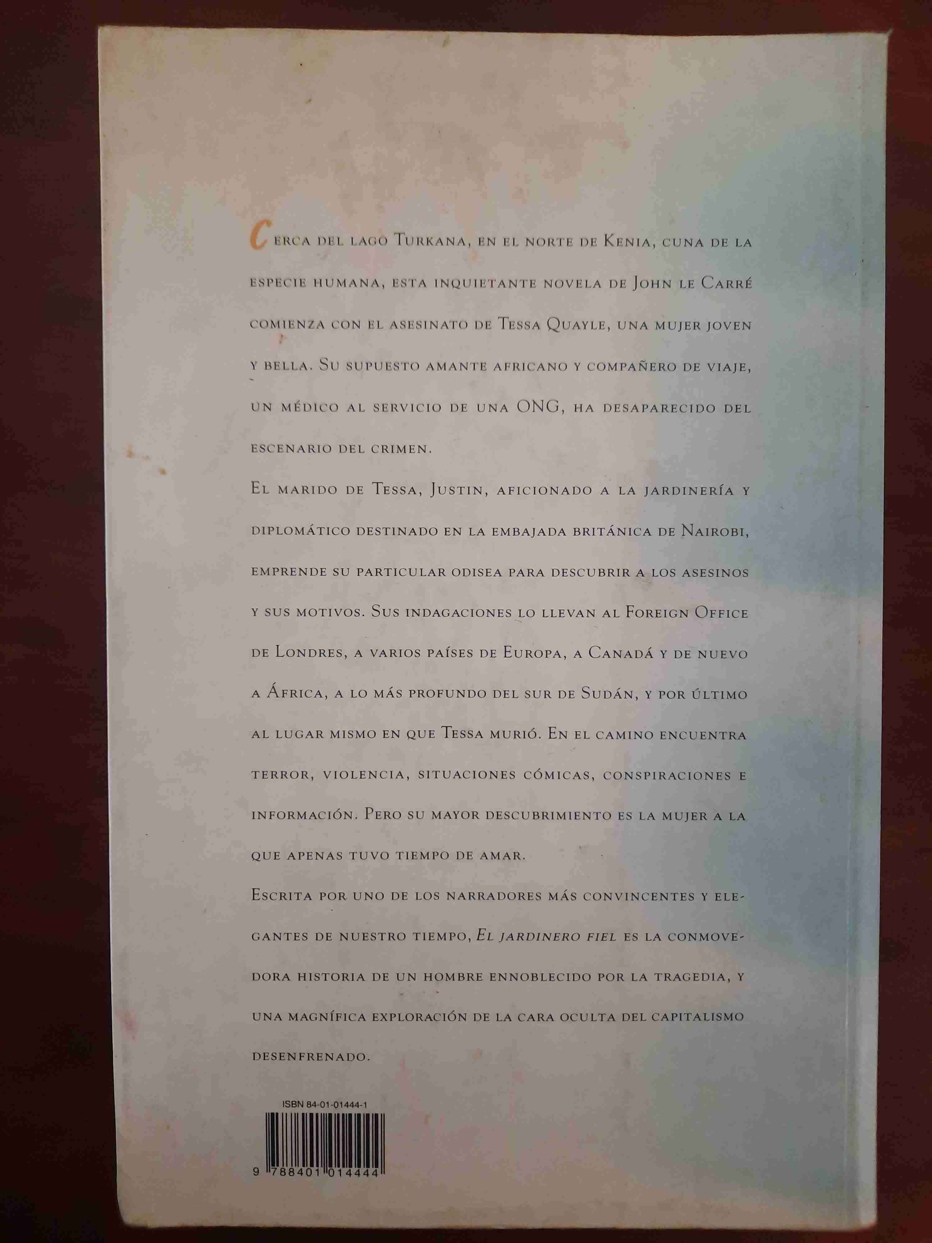 Libro El jardinero Fiel- John le Carré - miniatura 3