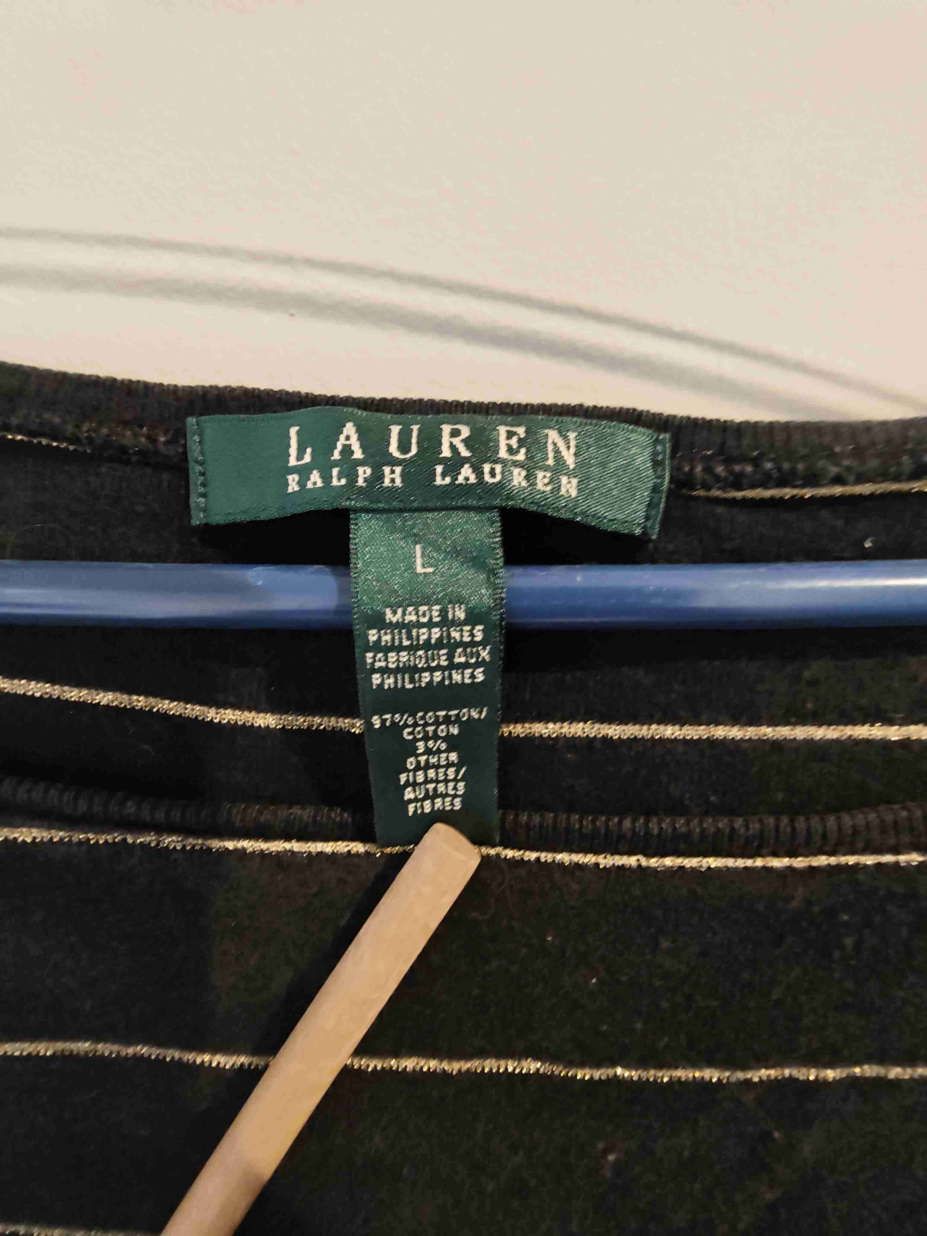 Vestido de rayas negro - miniatura 2