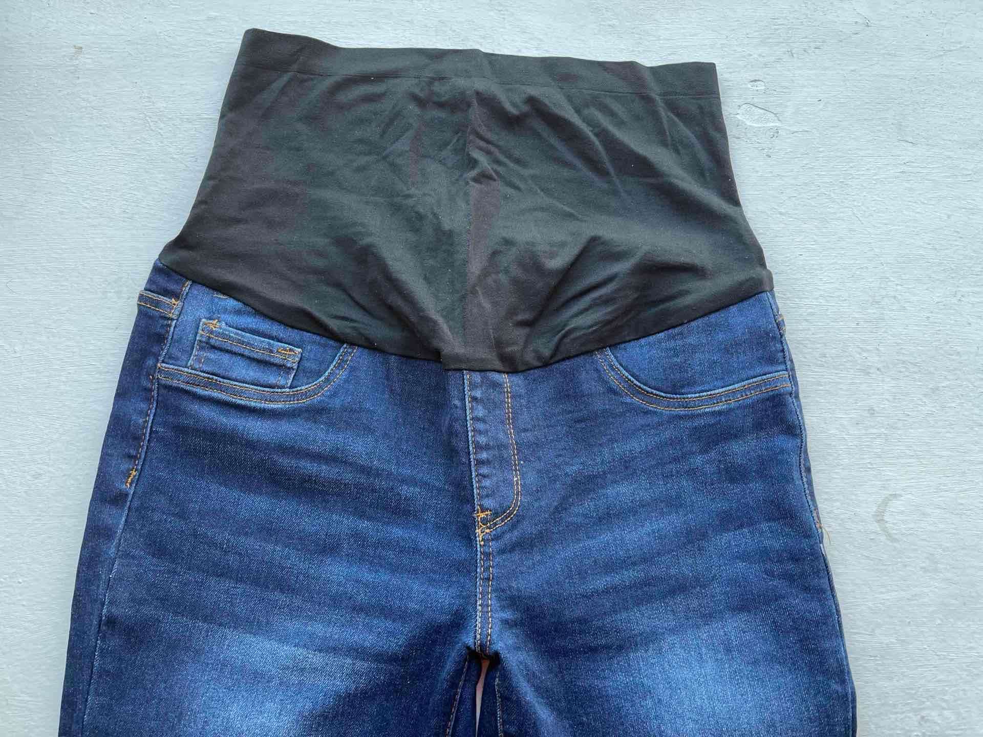 Jeans maternales azul oscuro