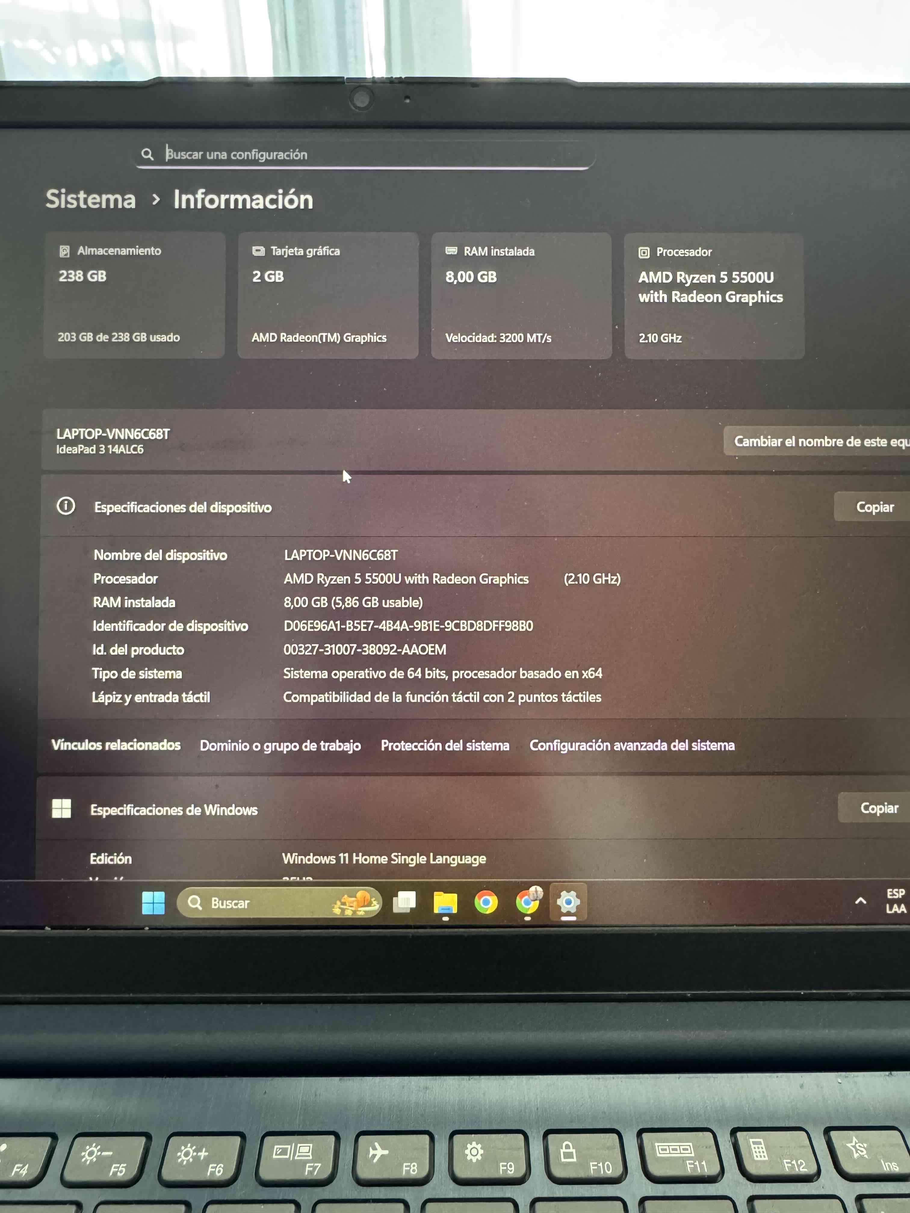 Notebook Lenovo ideapad 3 - miniatura 3