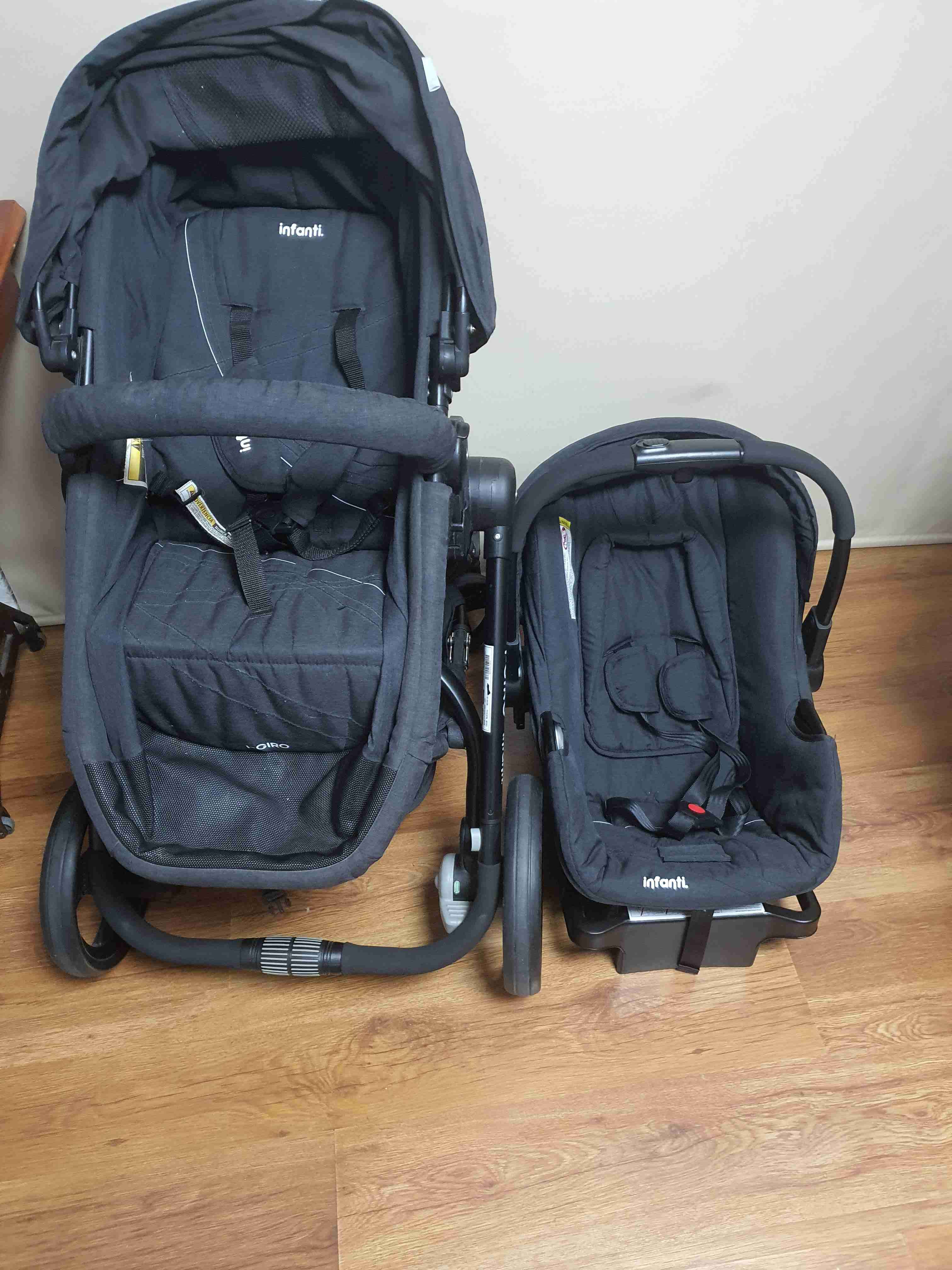 Coche y silla de auto Infanti