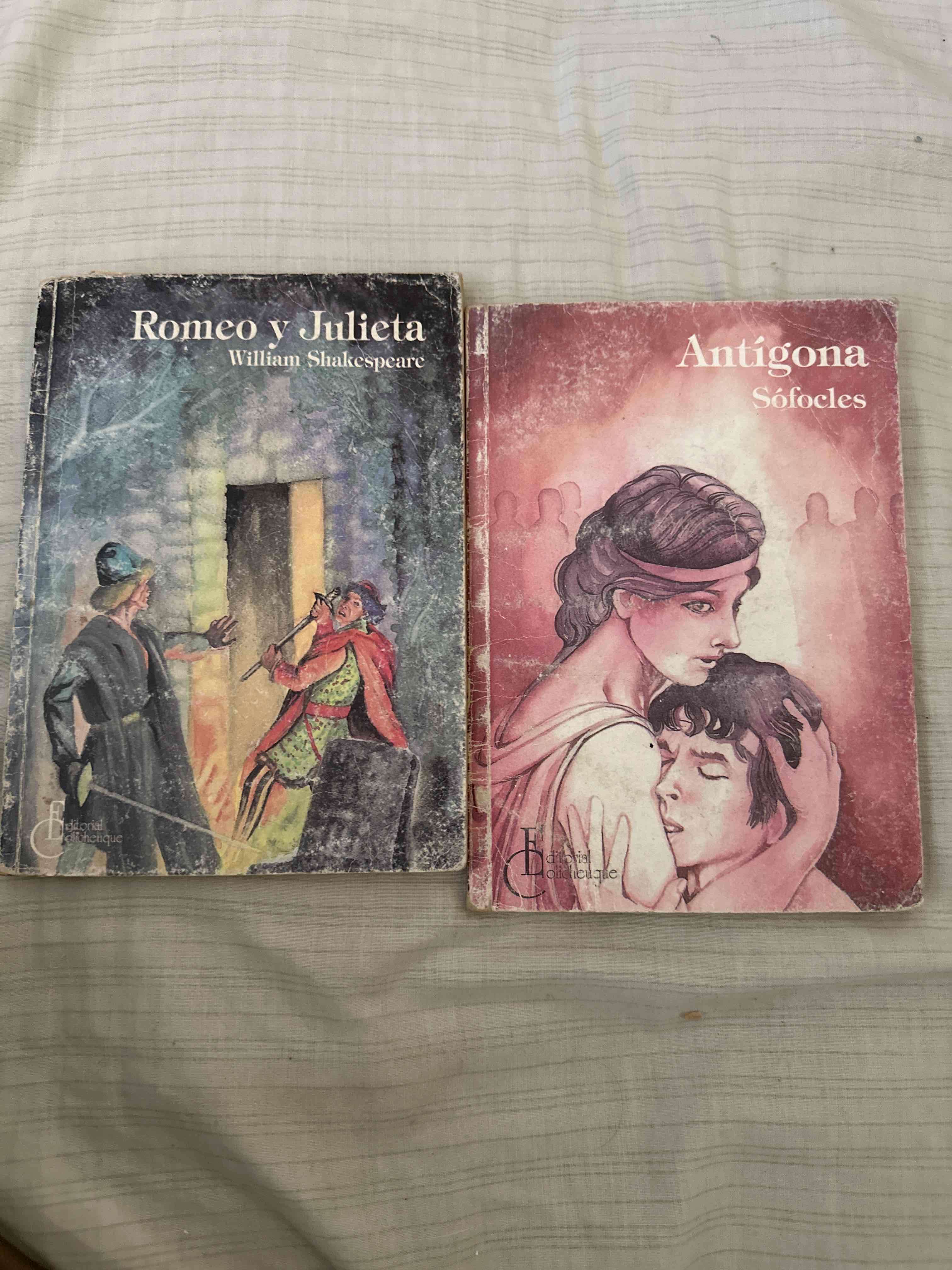Libros Romeo y Julieta/Antígona