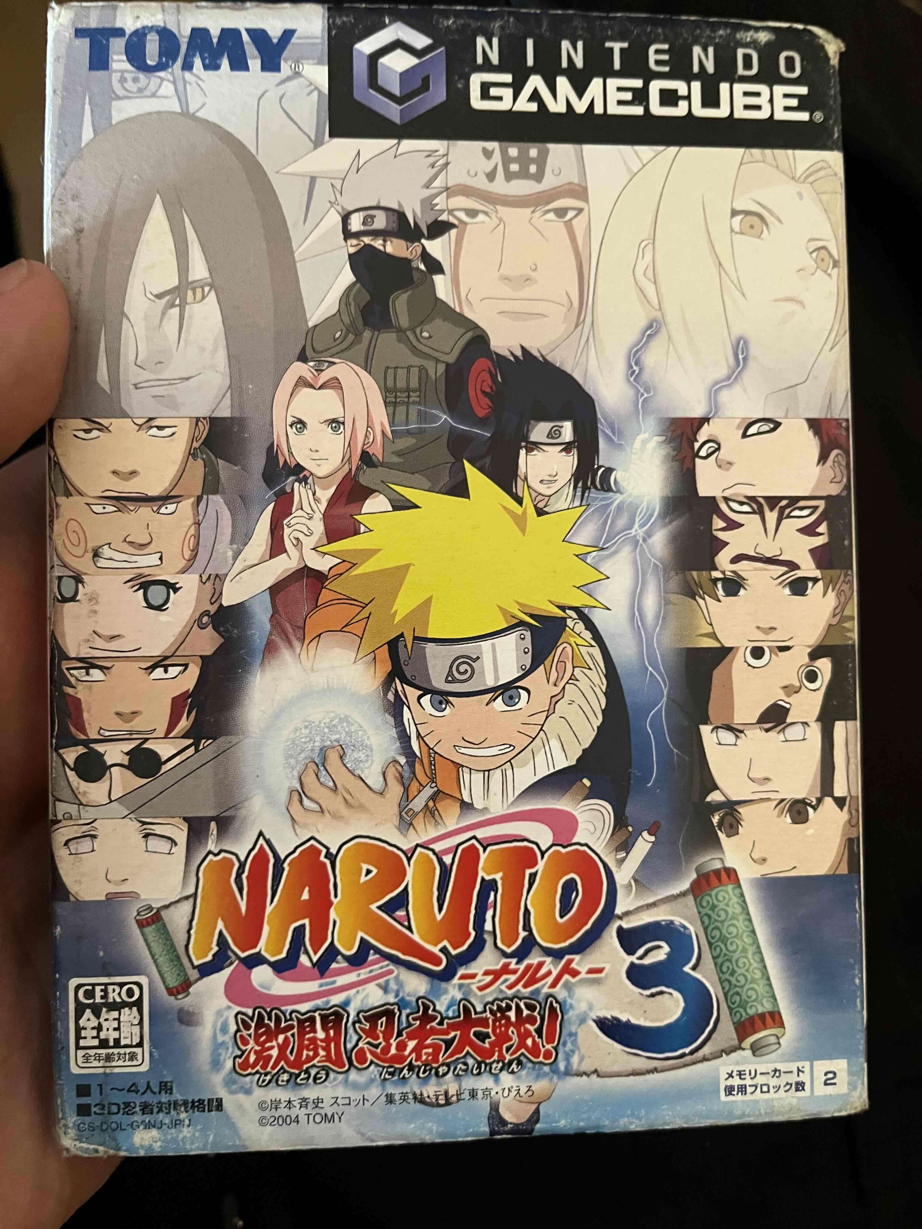 Juego Nintendo GameCube Naruto 3