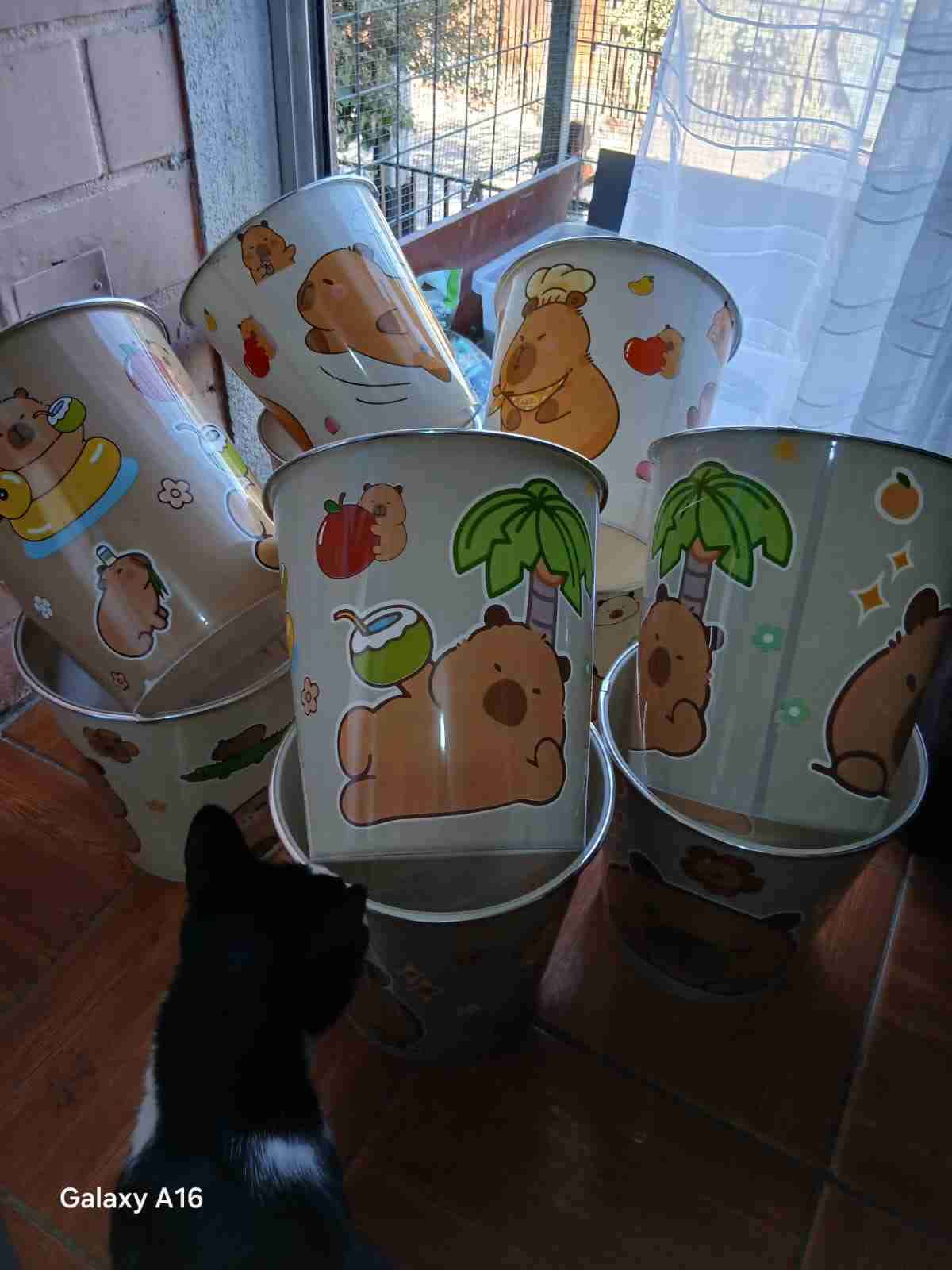 Baldes, papeleros, basureros