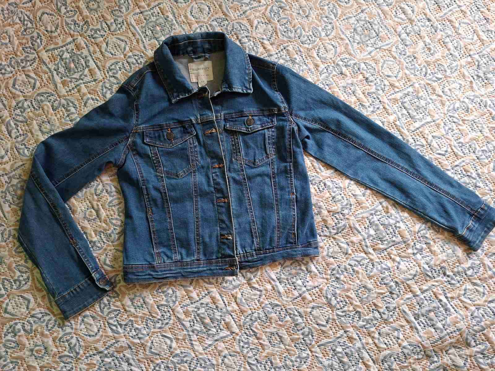 Chaqueta de mezclilla azul