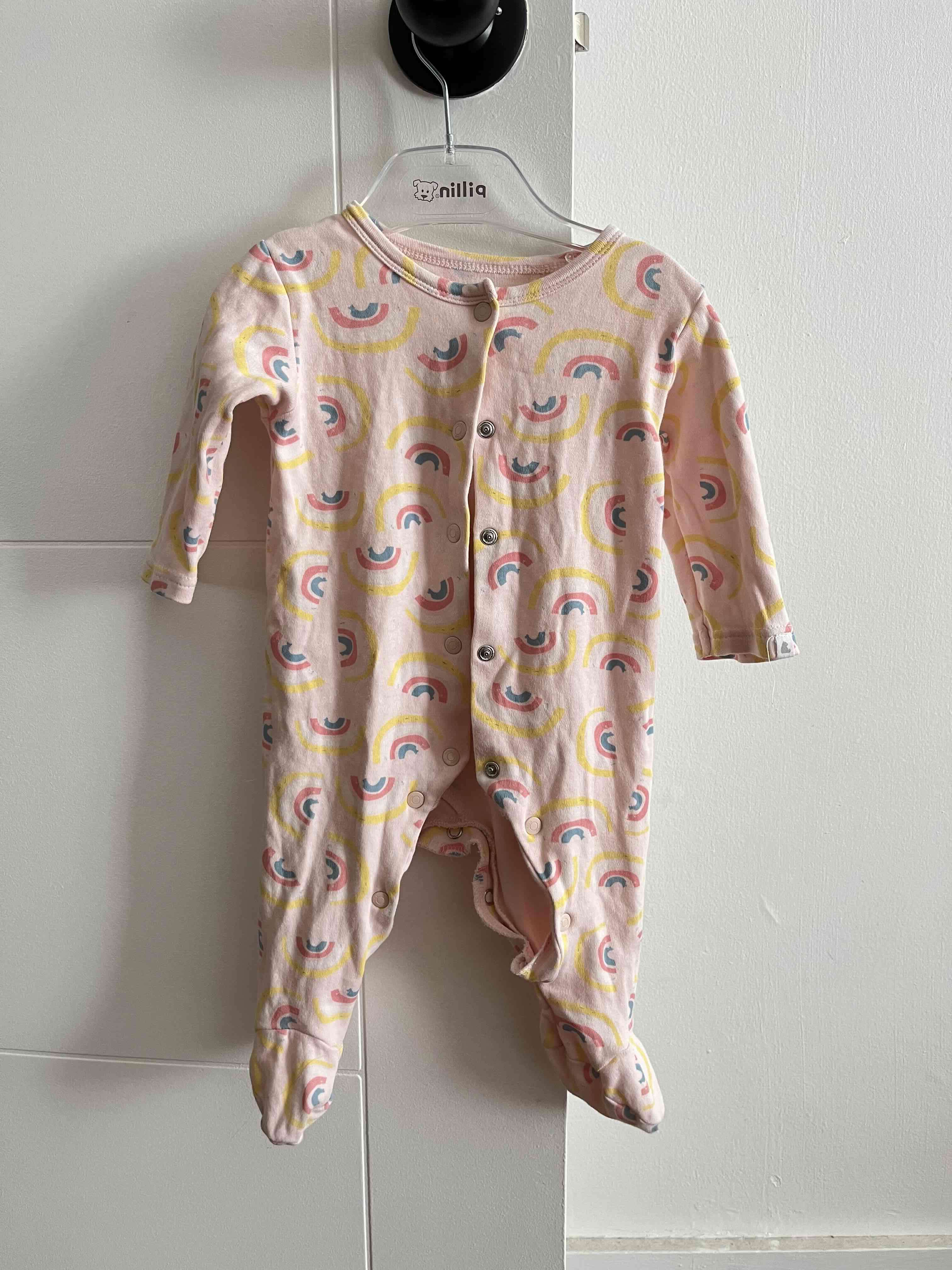 Pijama enterito bebé arcoíris