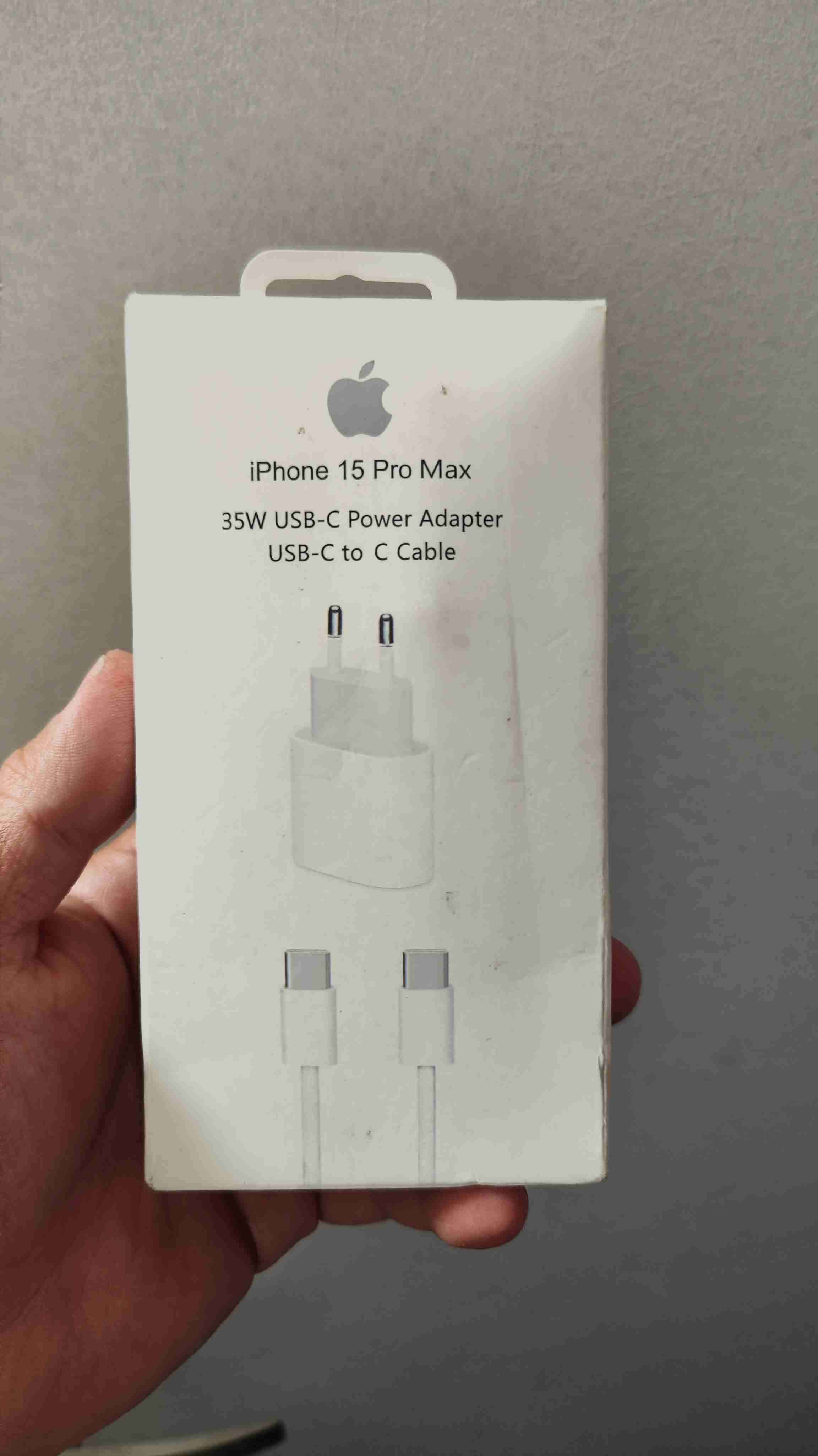 Cargador USB-C 35W iPhone 15 Pro