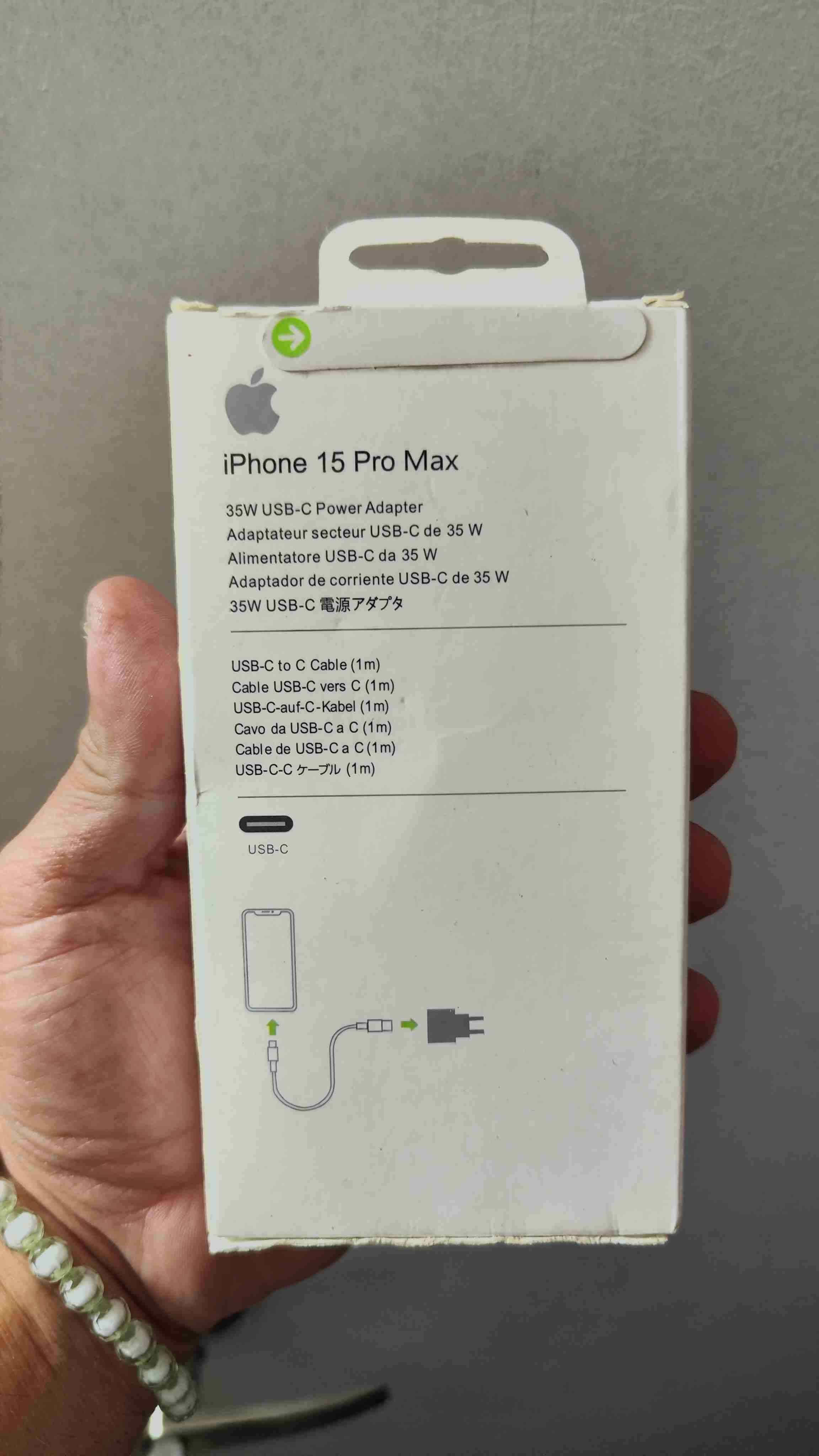 Cargador USB-C 35W iPhone 15 Pro - 2