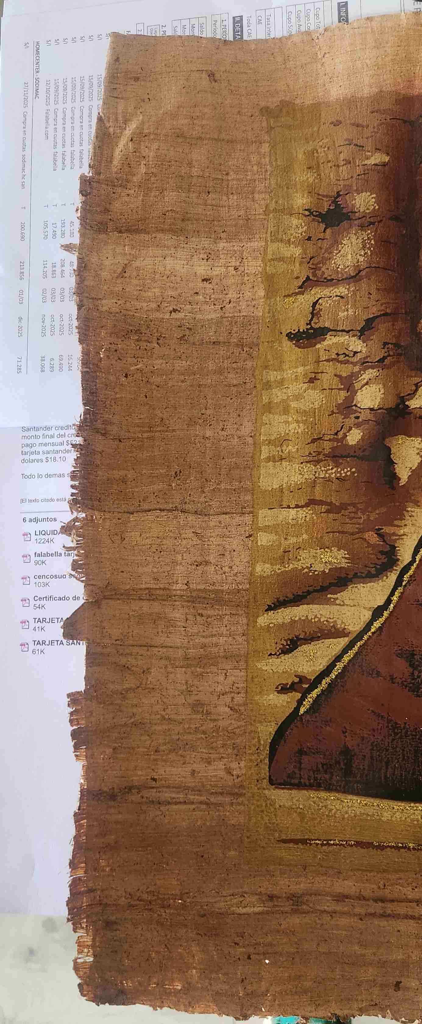 Pintura en papiro egipcio - miniatura 3