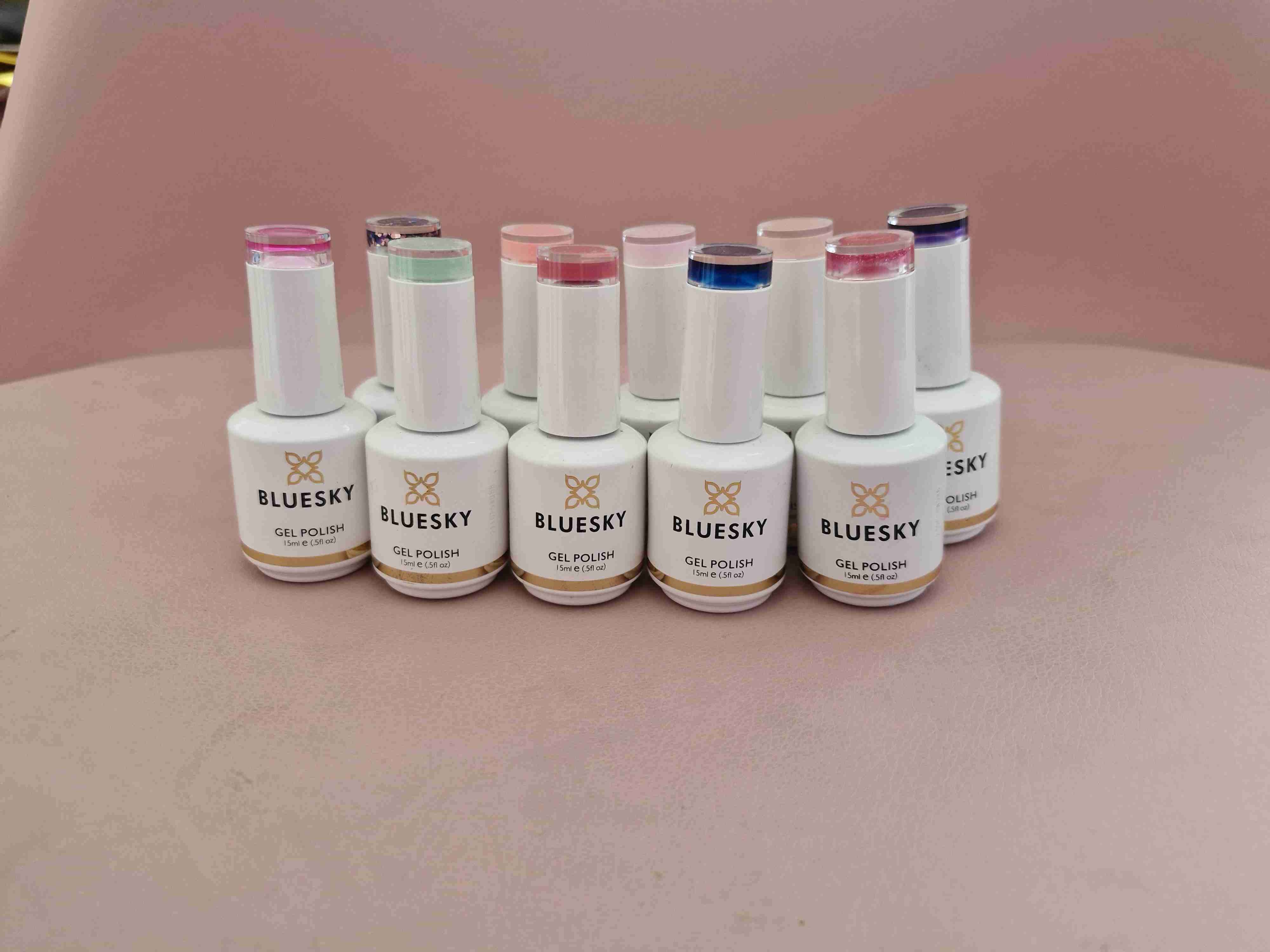 Set de esmaltes de gel Bluesky