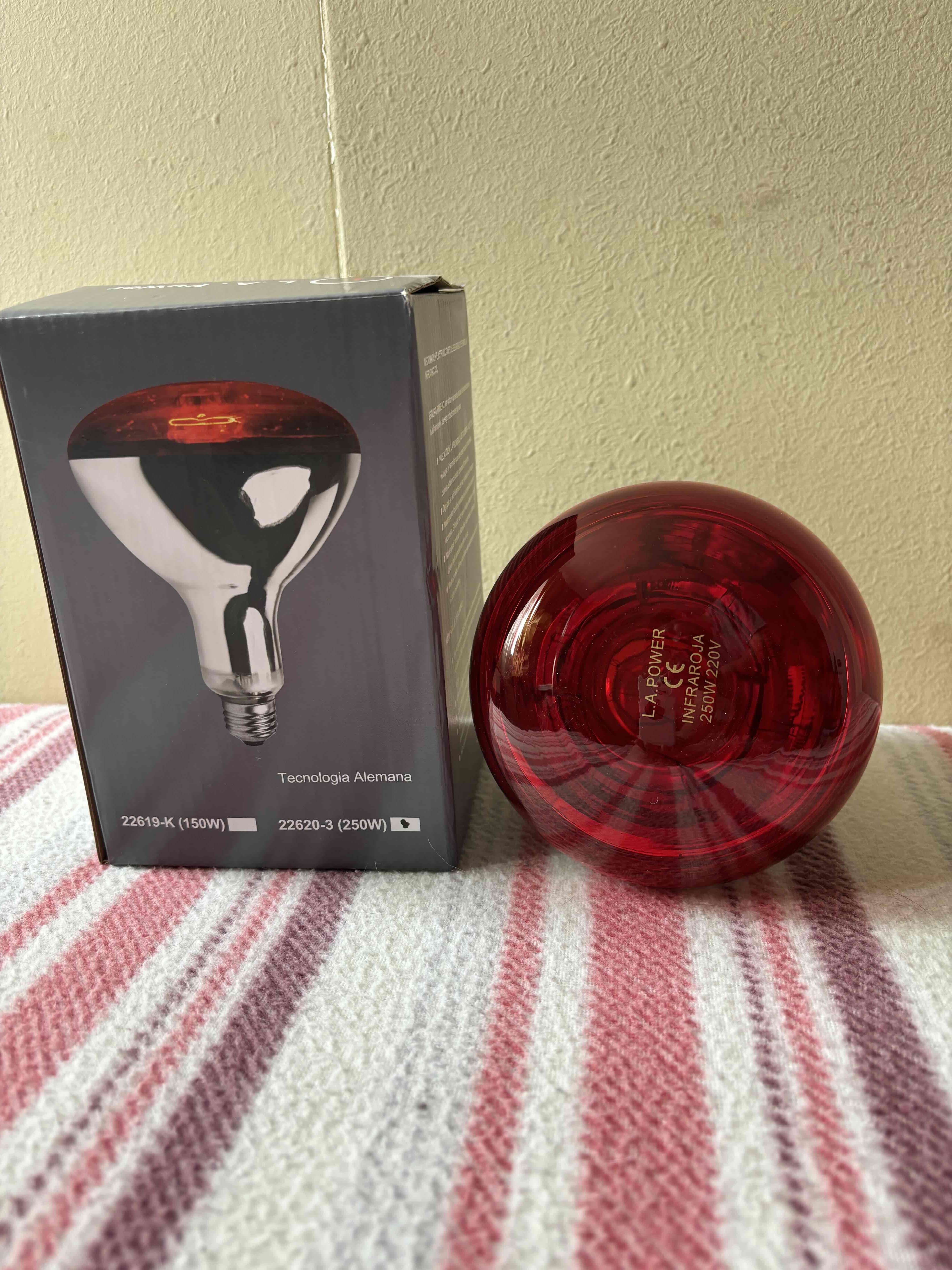 Ampolleta infrarroja reflectora 250W