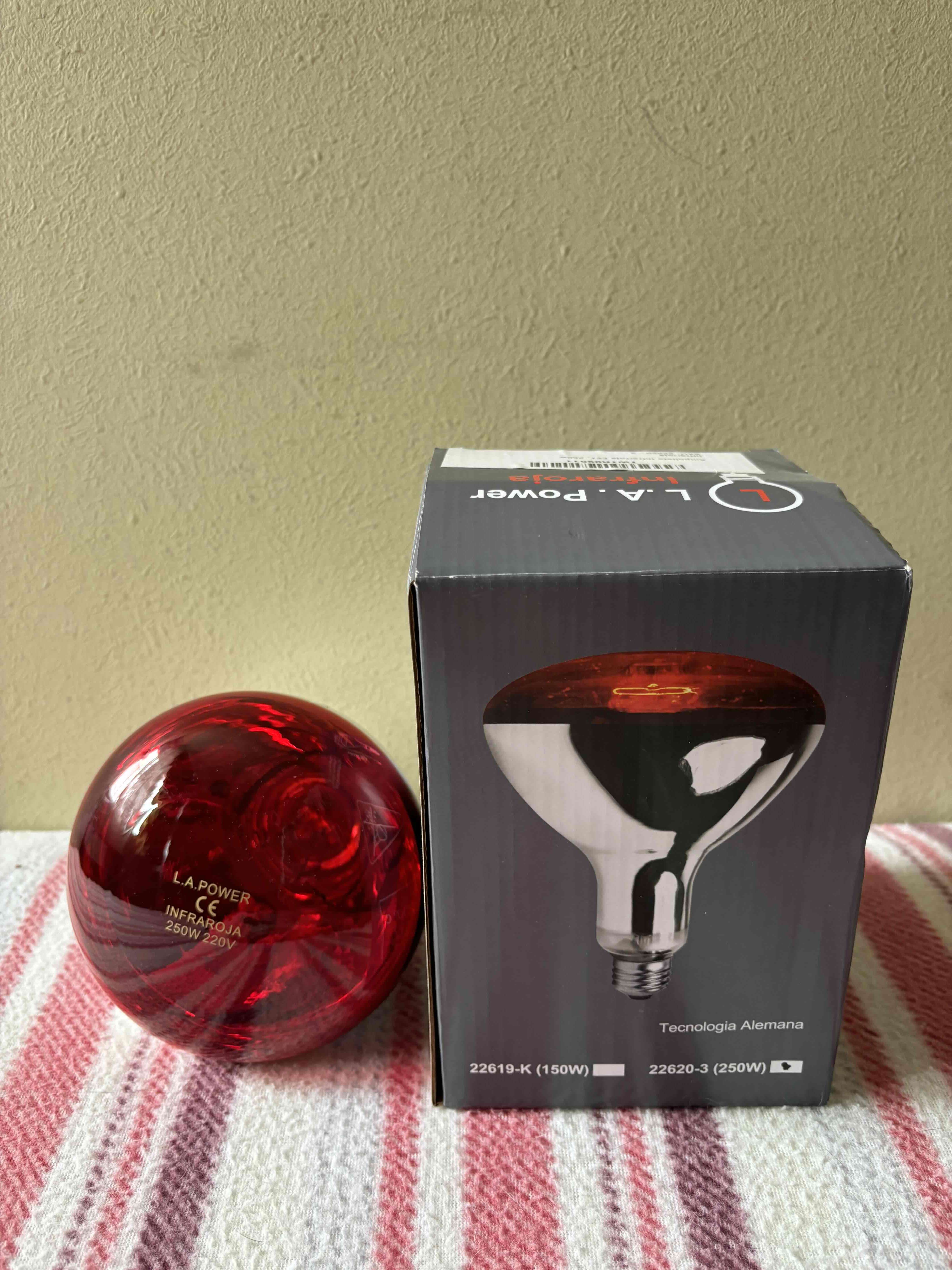 Ampolleta infrarroja reflectora 250W - miniatura 2