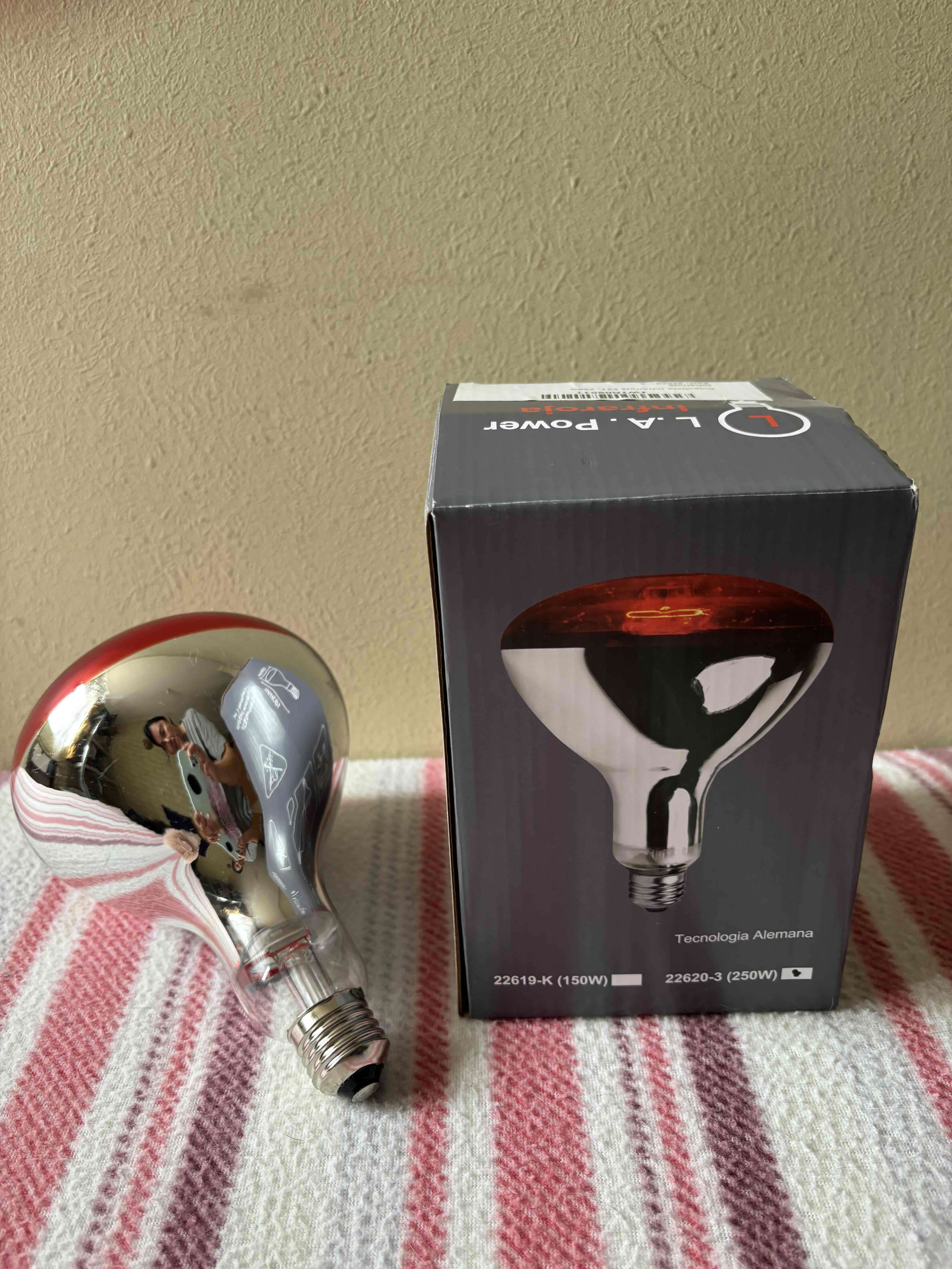 Ampolleta infrarroja reflectora 250W - miniatura 3