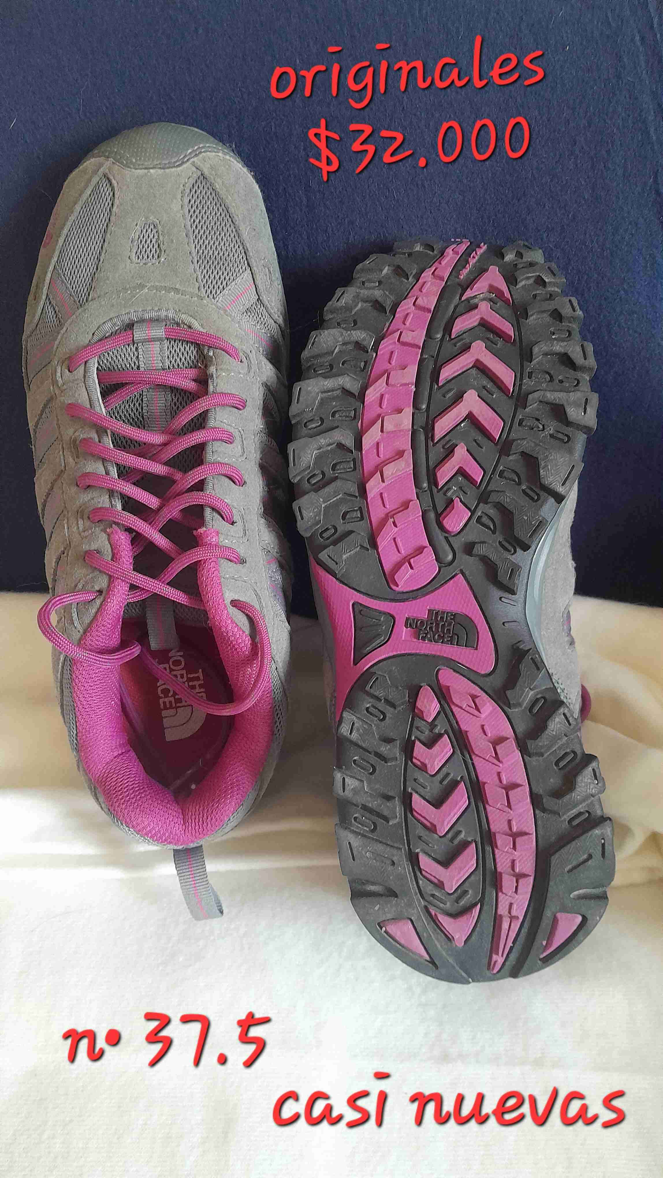 Zapatillas gris y rosado - miniatura 2