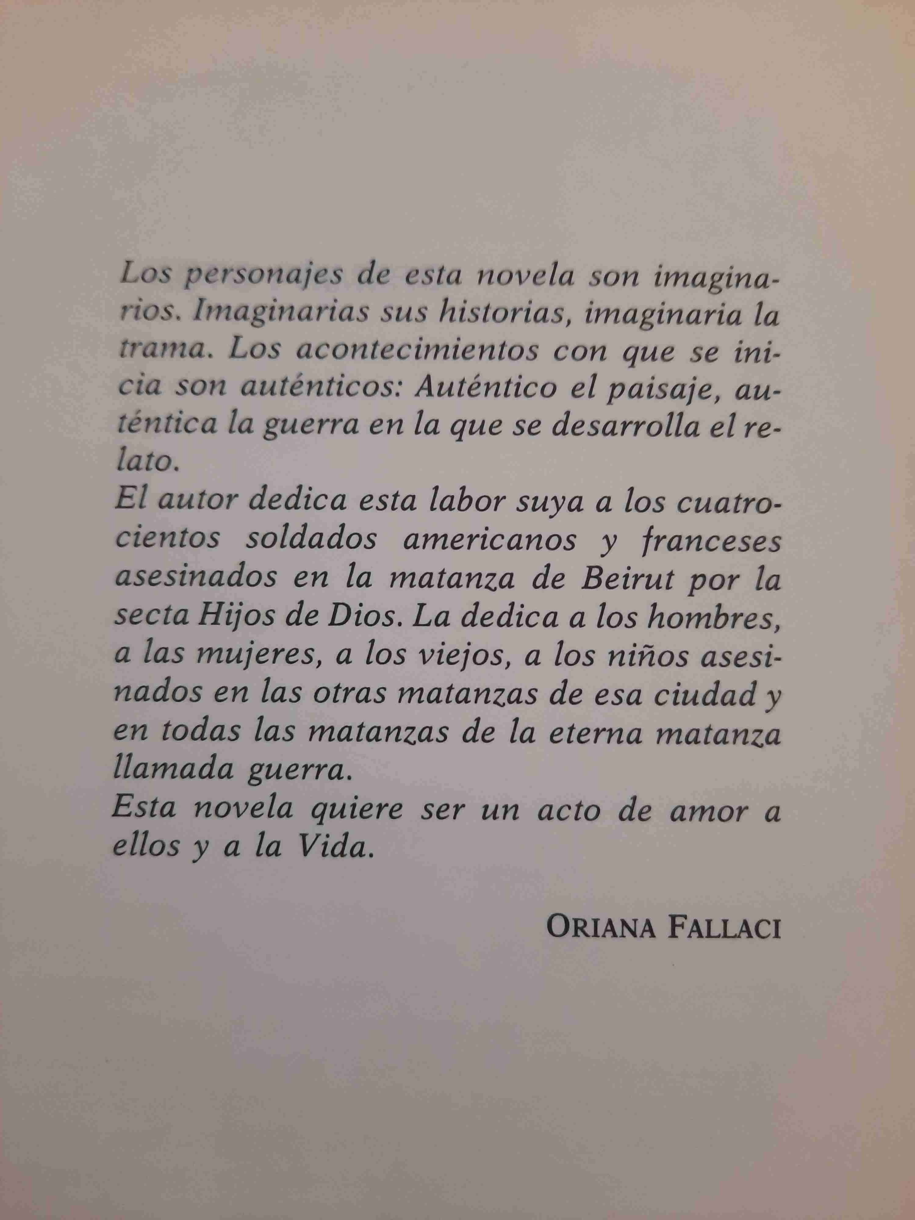 Libro Inshallah - Oriana Fallaci - miniatura 2