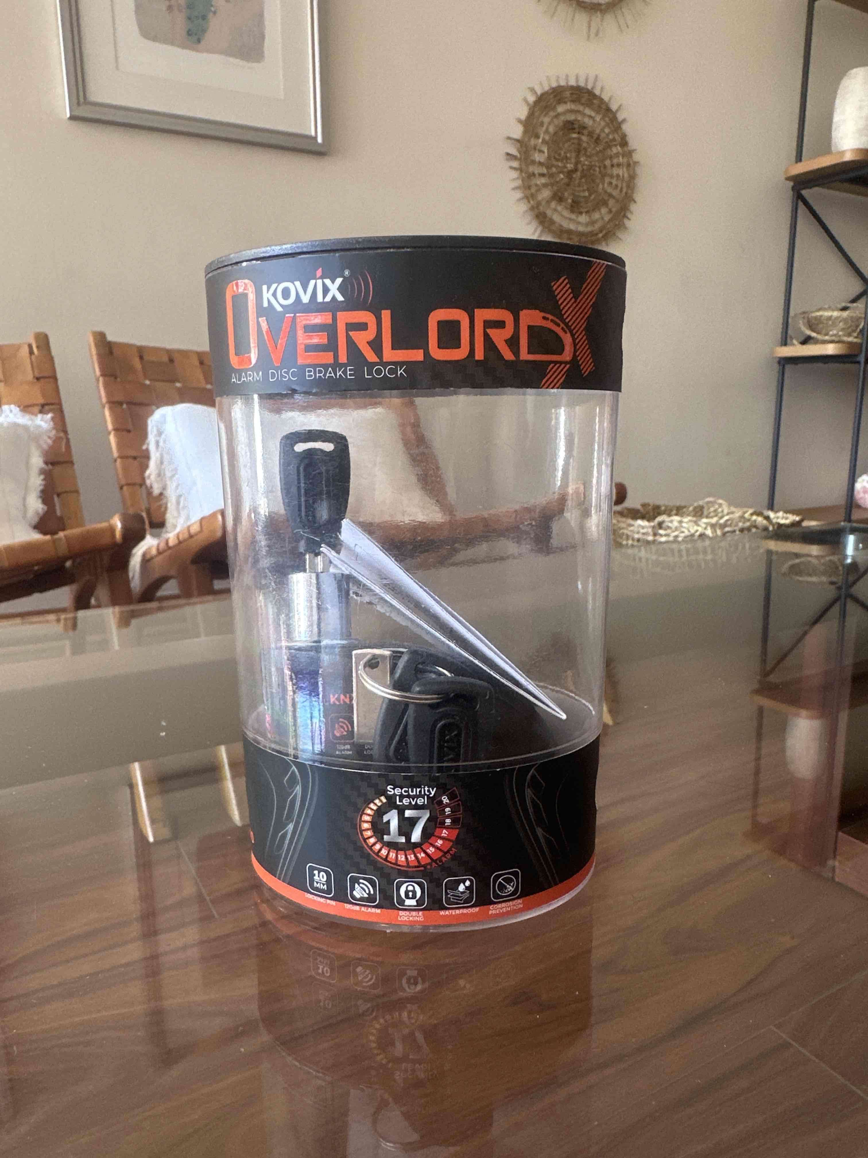 Candado disco moto Kovix Overlord