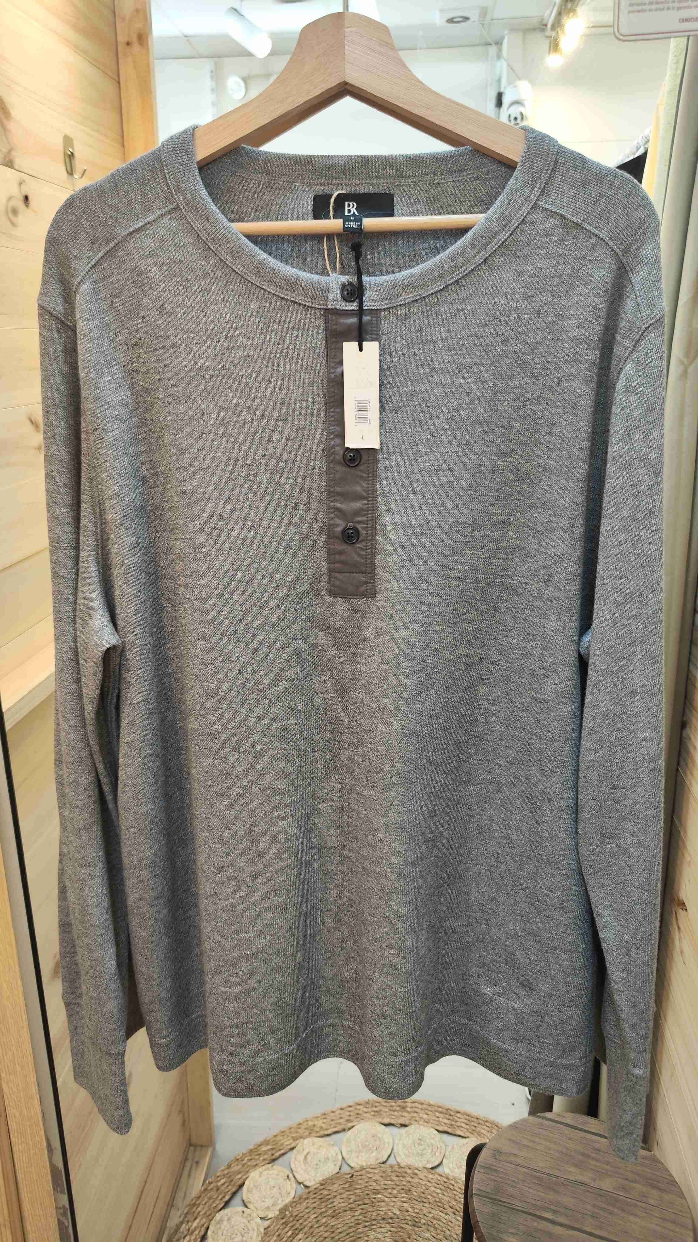 Polerón gris hombre Exclusivo Banana Republic