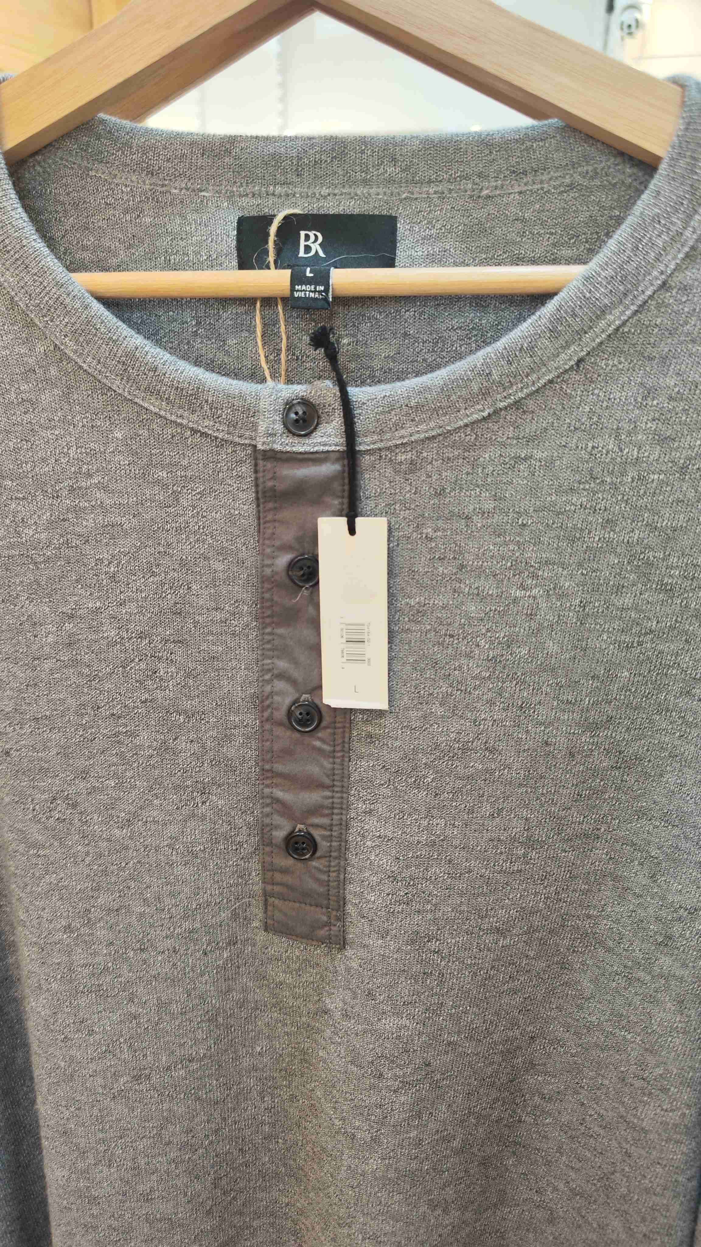 Polerón gris hombre Exclusivo Banana Republic - miniatura 2