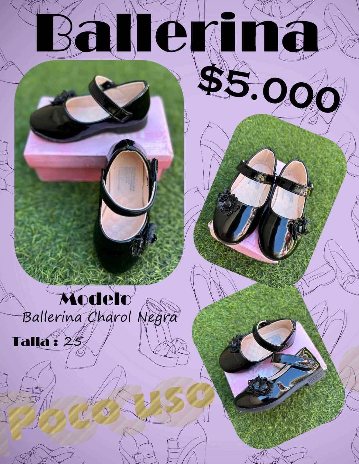 Zapatos escolares charol negro