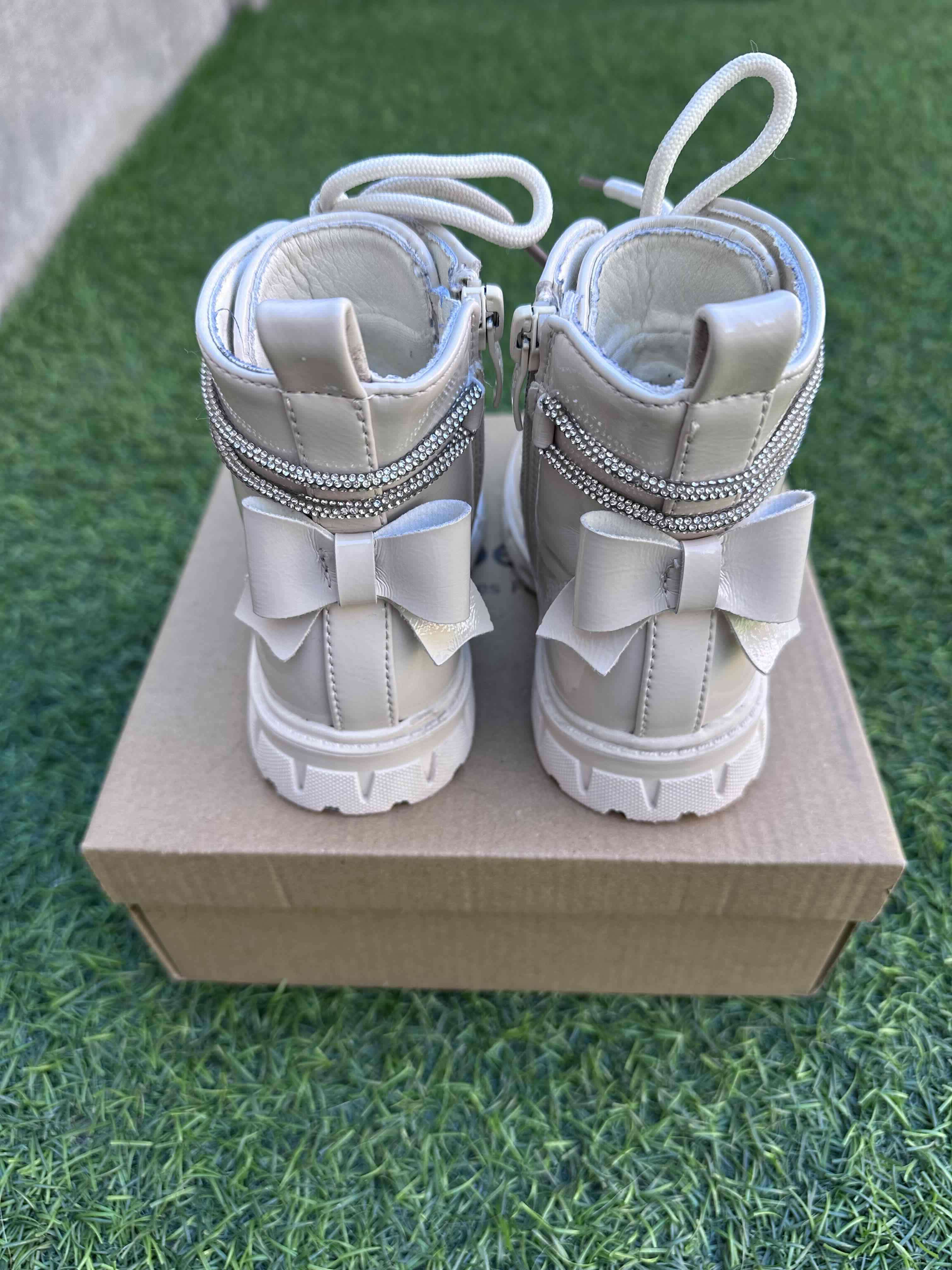 Botines blancos niña Clibee - miniatura 4
