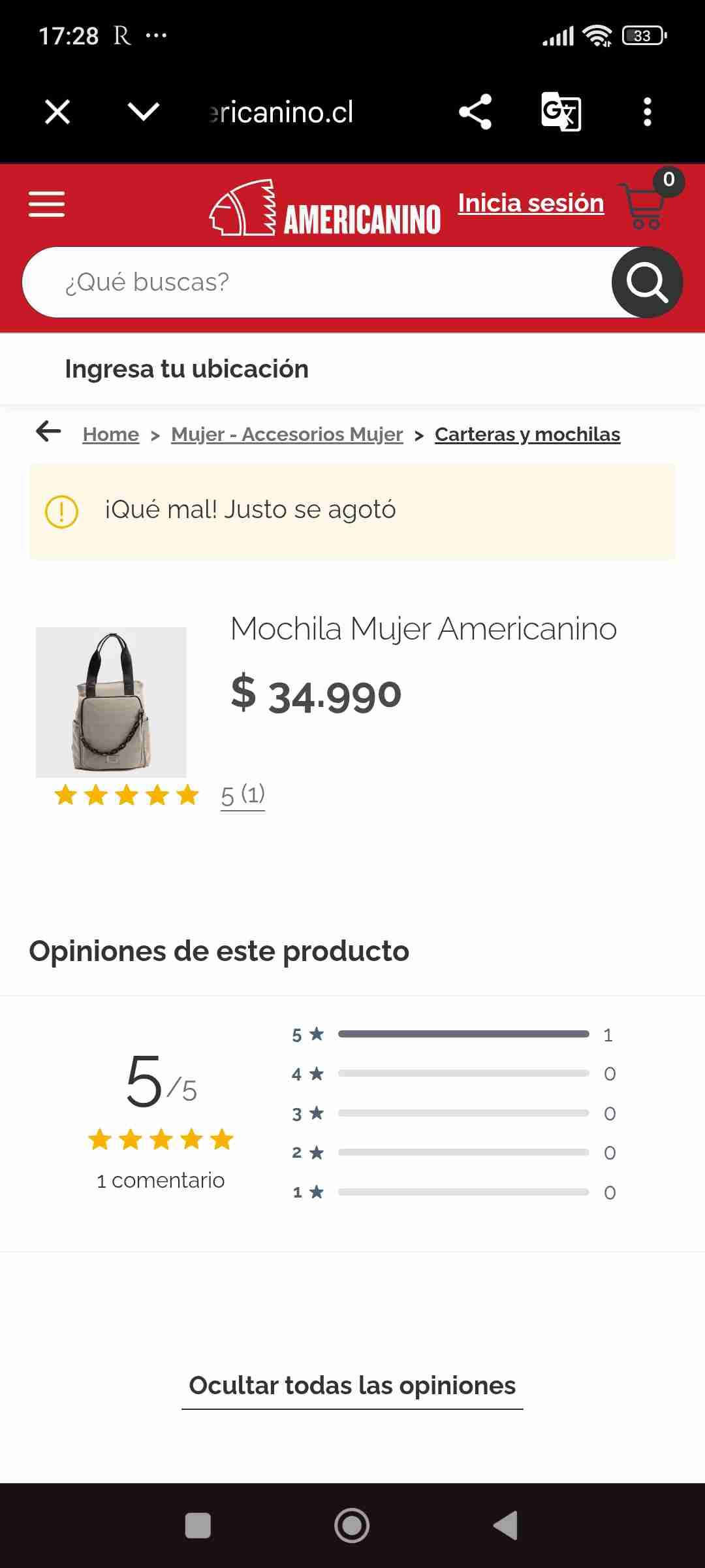 Mochila/cartera Americanino - miniatura 6