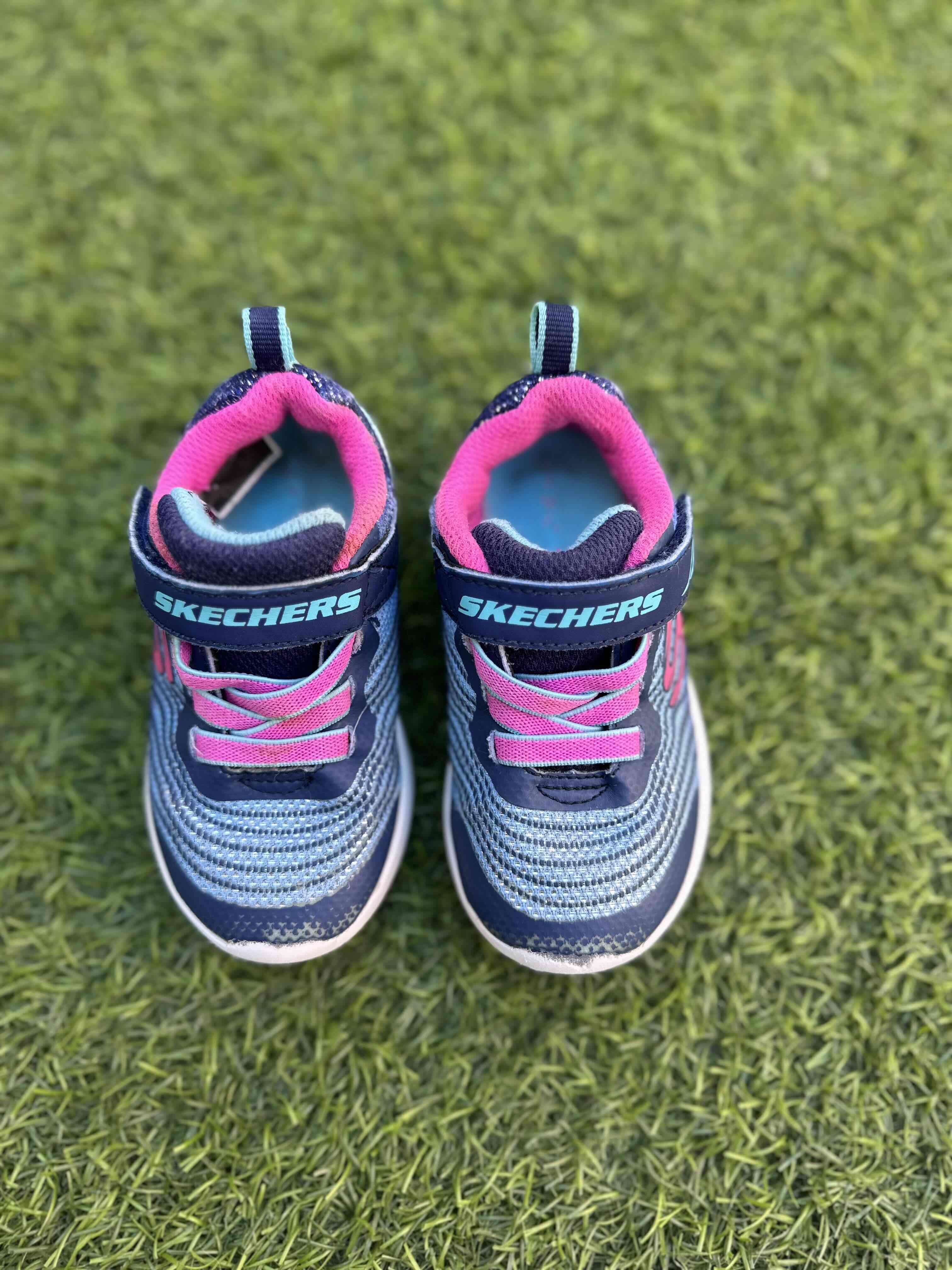 Zapatillas Skechers azul niña - miniatura 3