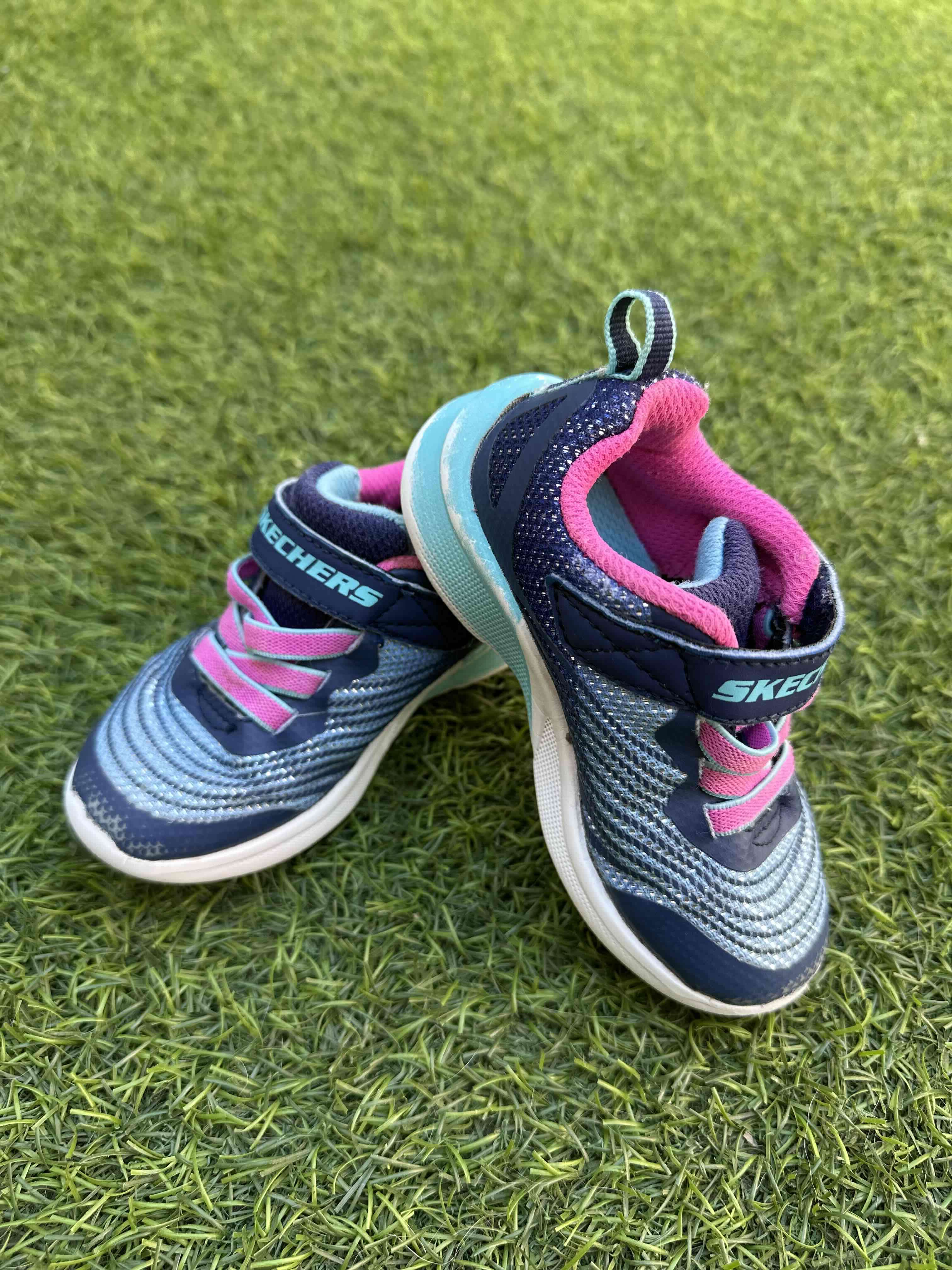 Zapatillas Skechers azul niña - miniatura 4