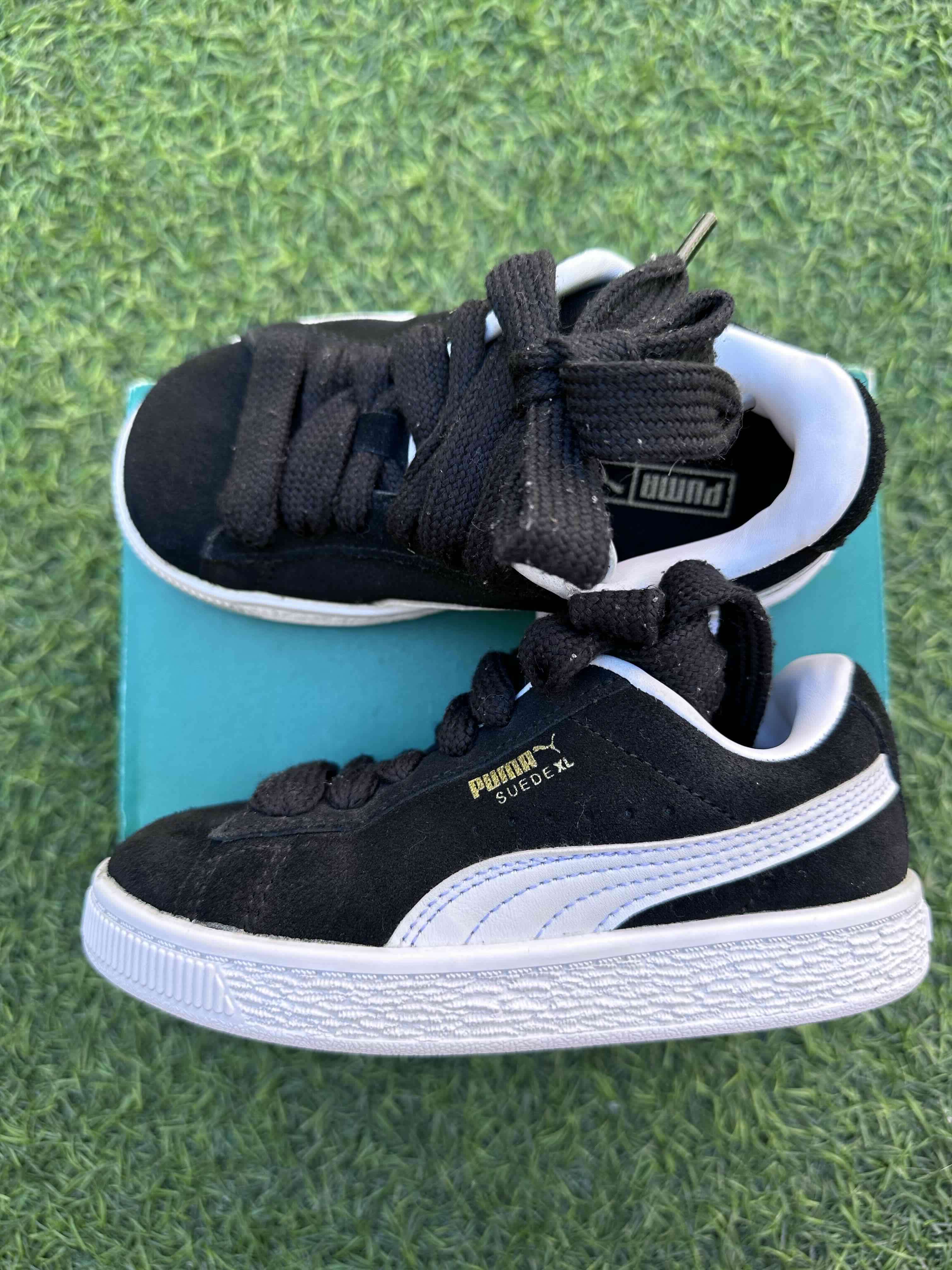 Zapatillas Puma negras unisex - miniatura 2