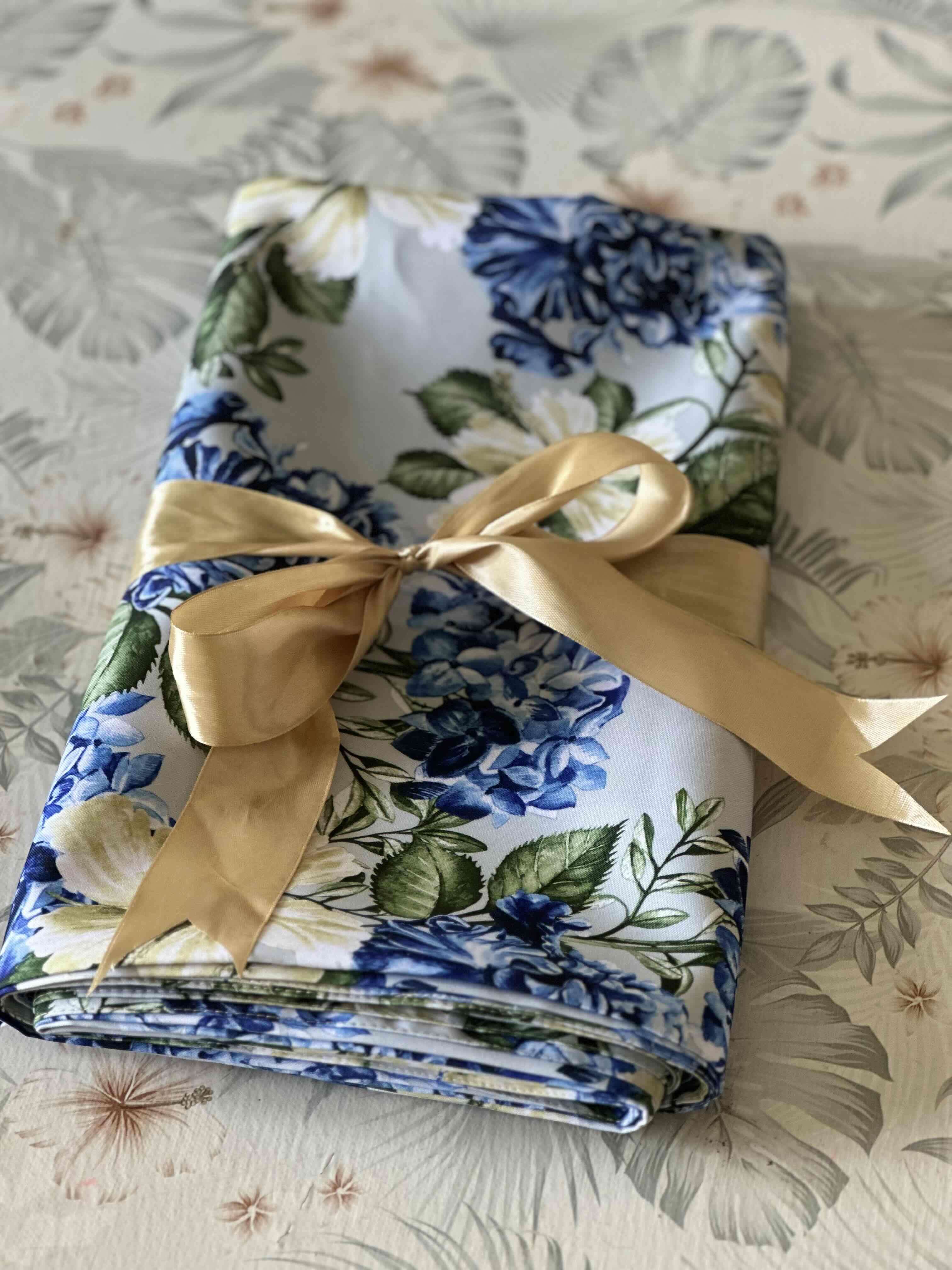 Mantel floral colorido