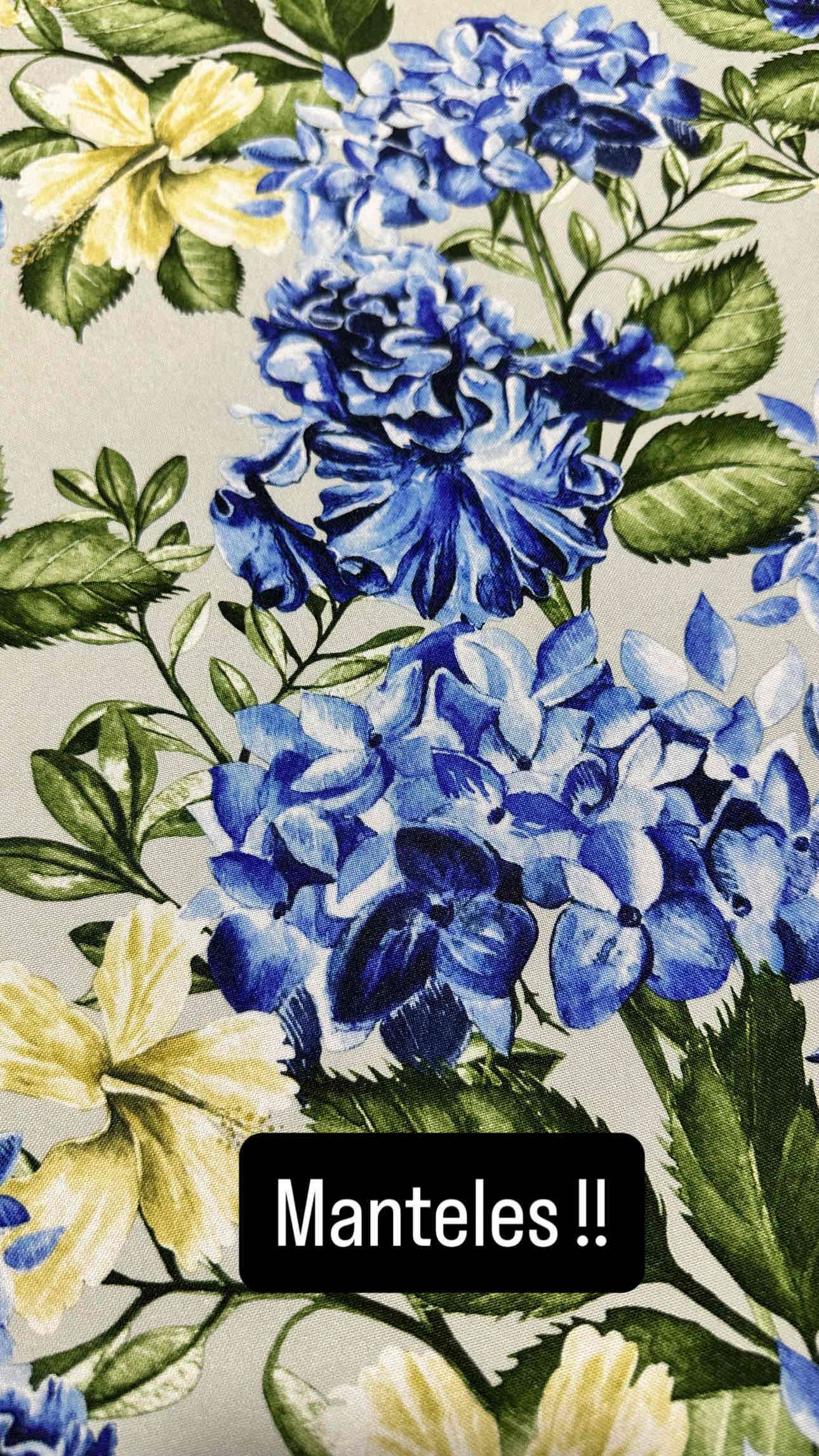 Mantel floral colorido - miniatura 4